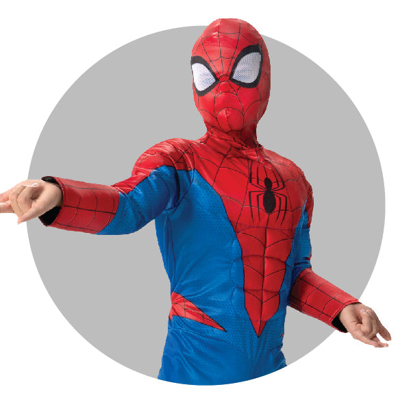 Marvel Spider-Man Costume pour enfant 2T/4T : : Jeux et