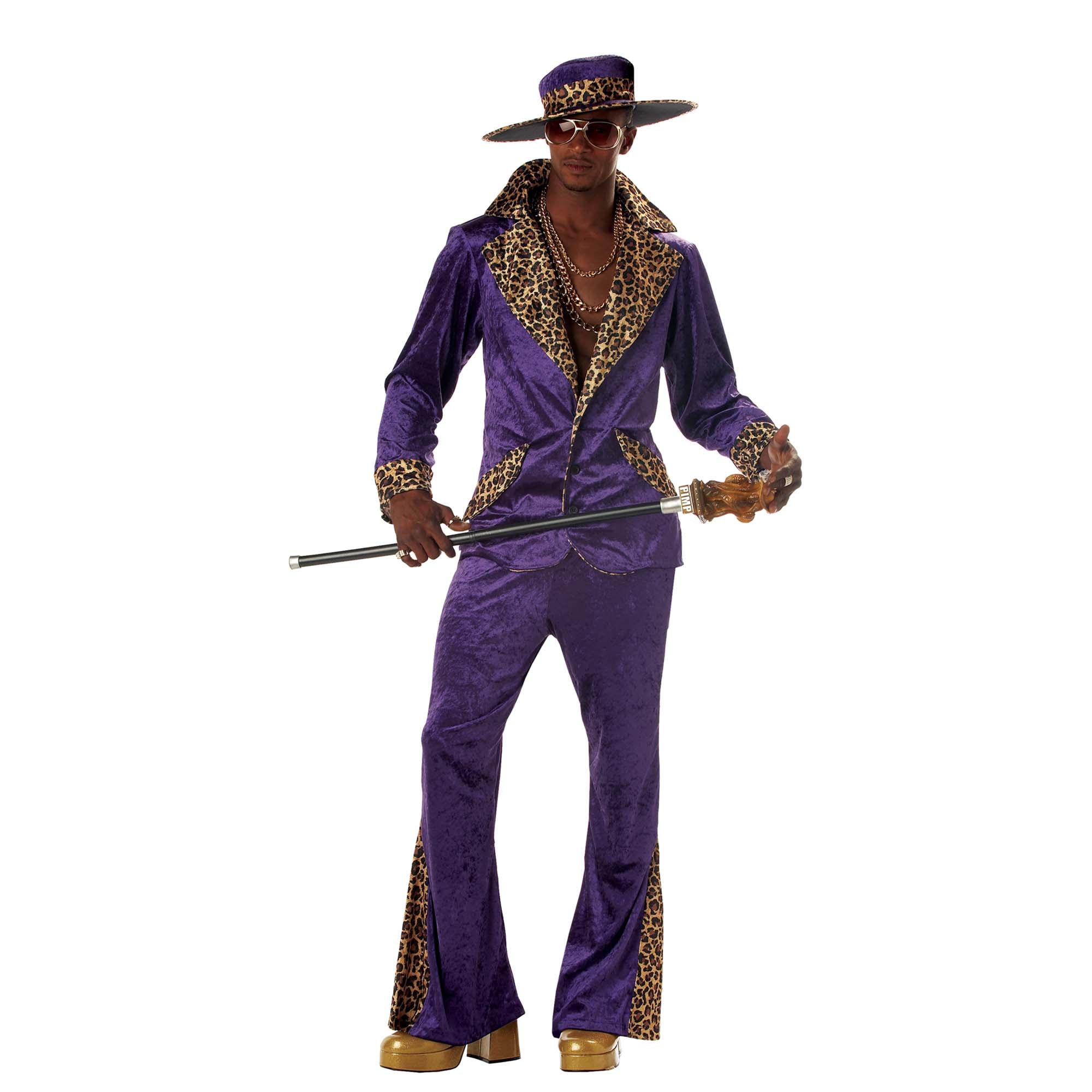 Purple Pimp Costume for Adults, Purple Jacket | Party Expert