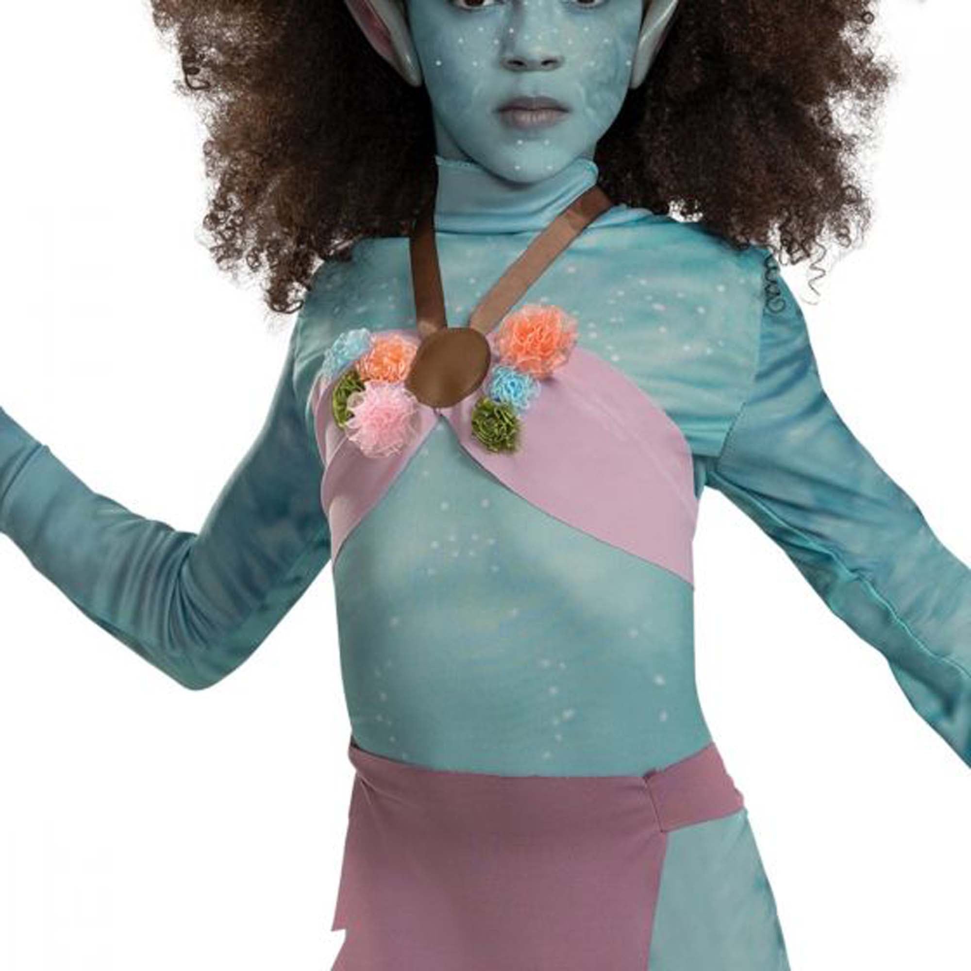 Déguisement sirène enfant fille - 8-10 ans - Bleu - Polyester