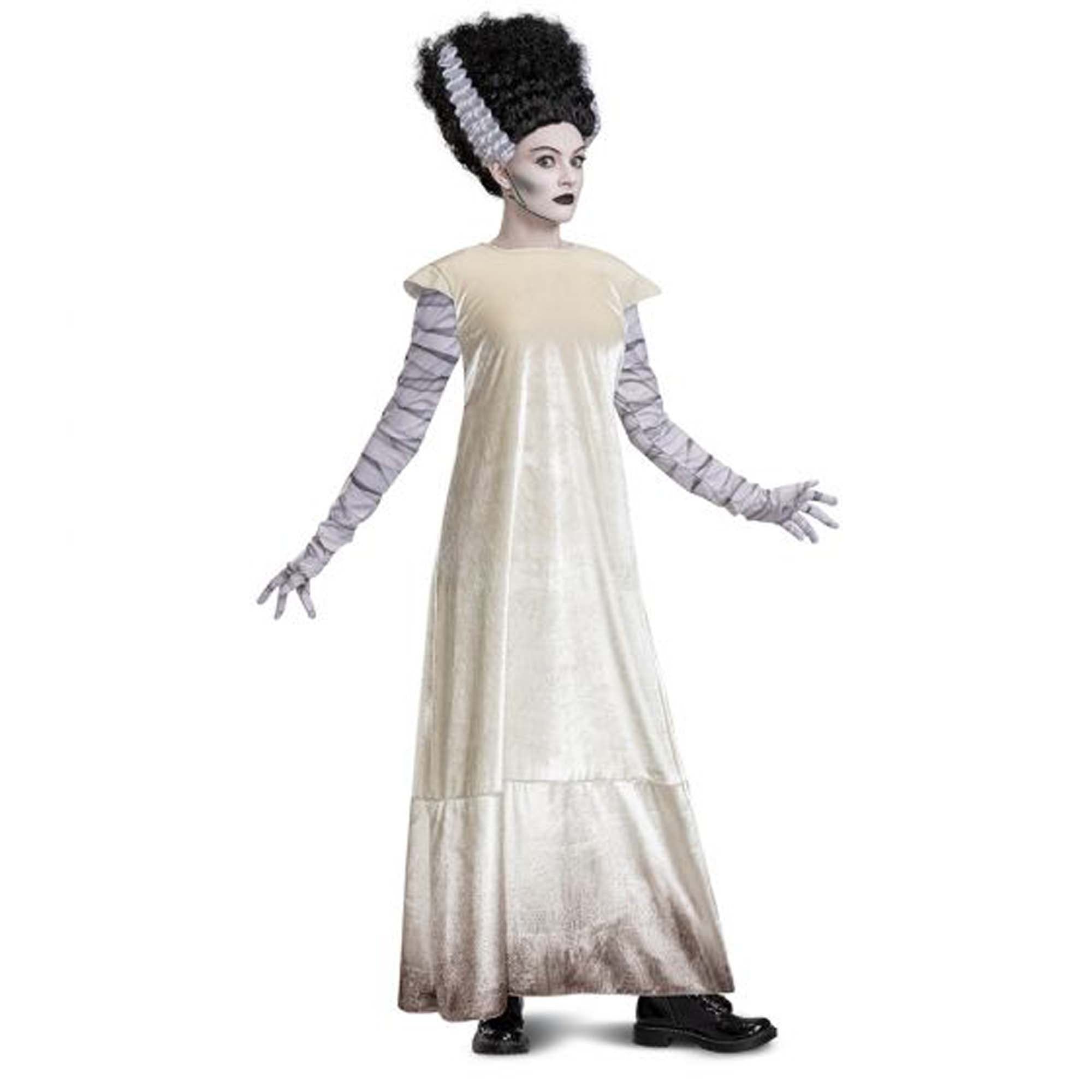 Bride of Frankenstein Deluxe Costume for Adults Party Expert