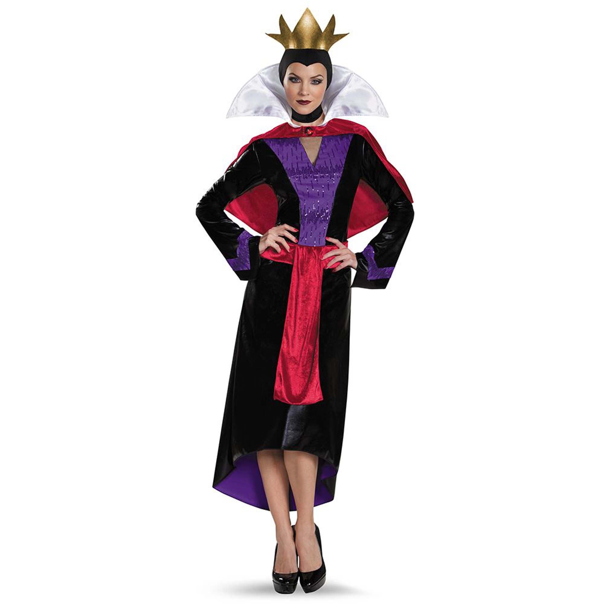 Disney Snow White Evil QueenDeluxe Costume for Adults