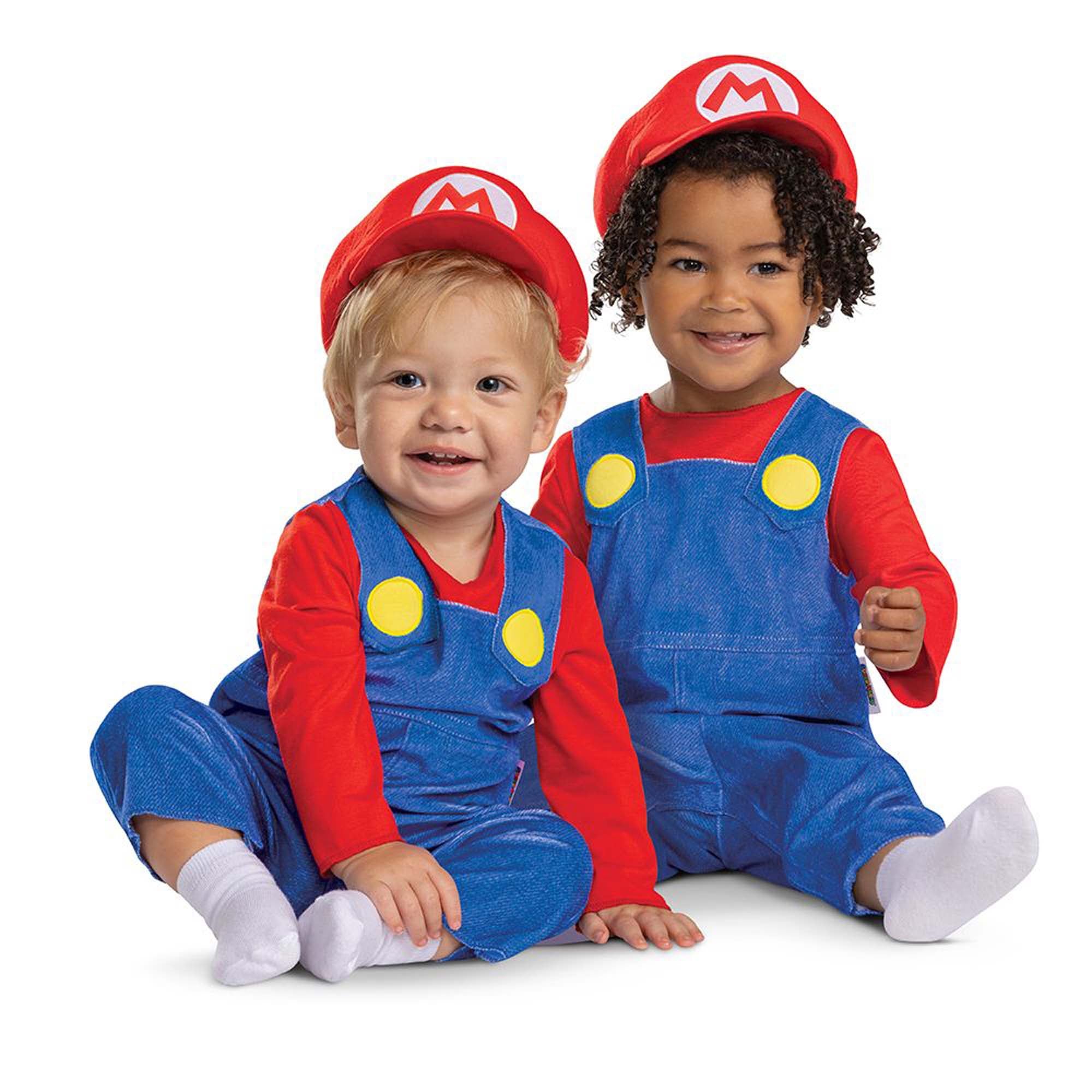  Bowser Costume Hooded Jumpsuit, Official Super Mario Character  Costume for Kids, Size (4-6) : Toys & Games