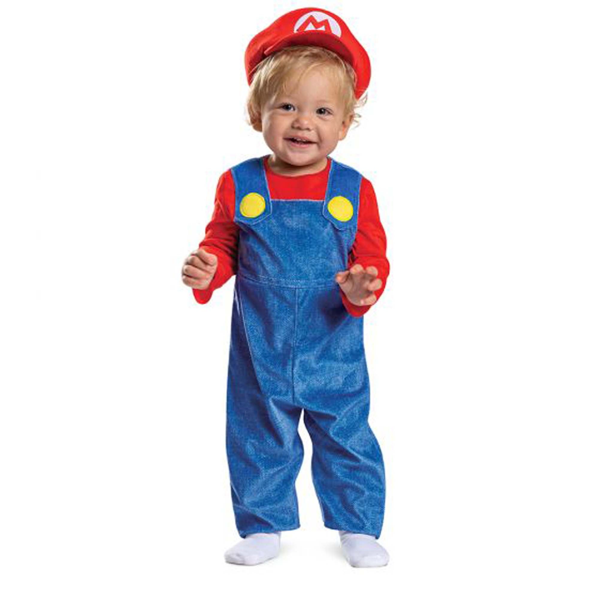 Baby hot sale mario costume