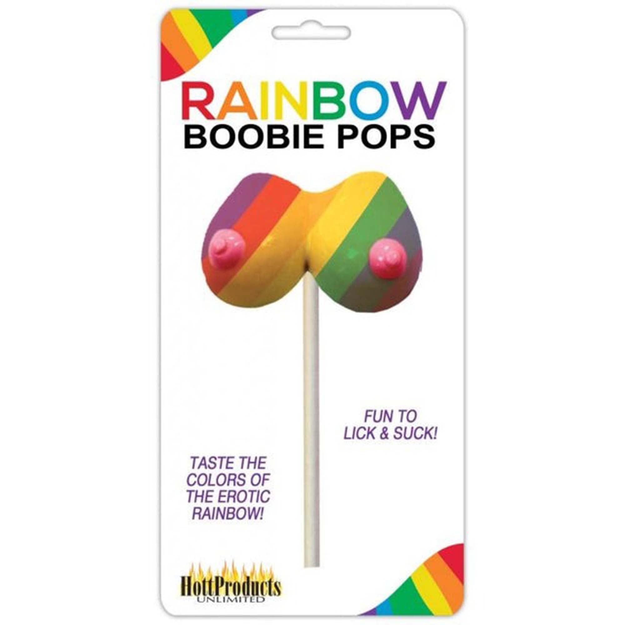 Boobie Rainbow Pop Lollipop Suckers Boob Breast Cancer Awareness Walks  Decorations Bachelor Party Mastectomy Lesbian Booby Gay Pride 