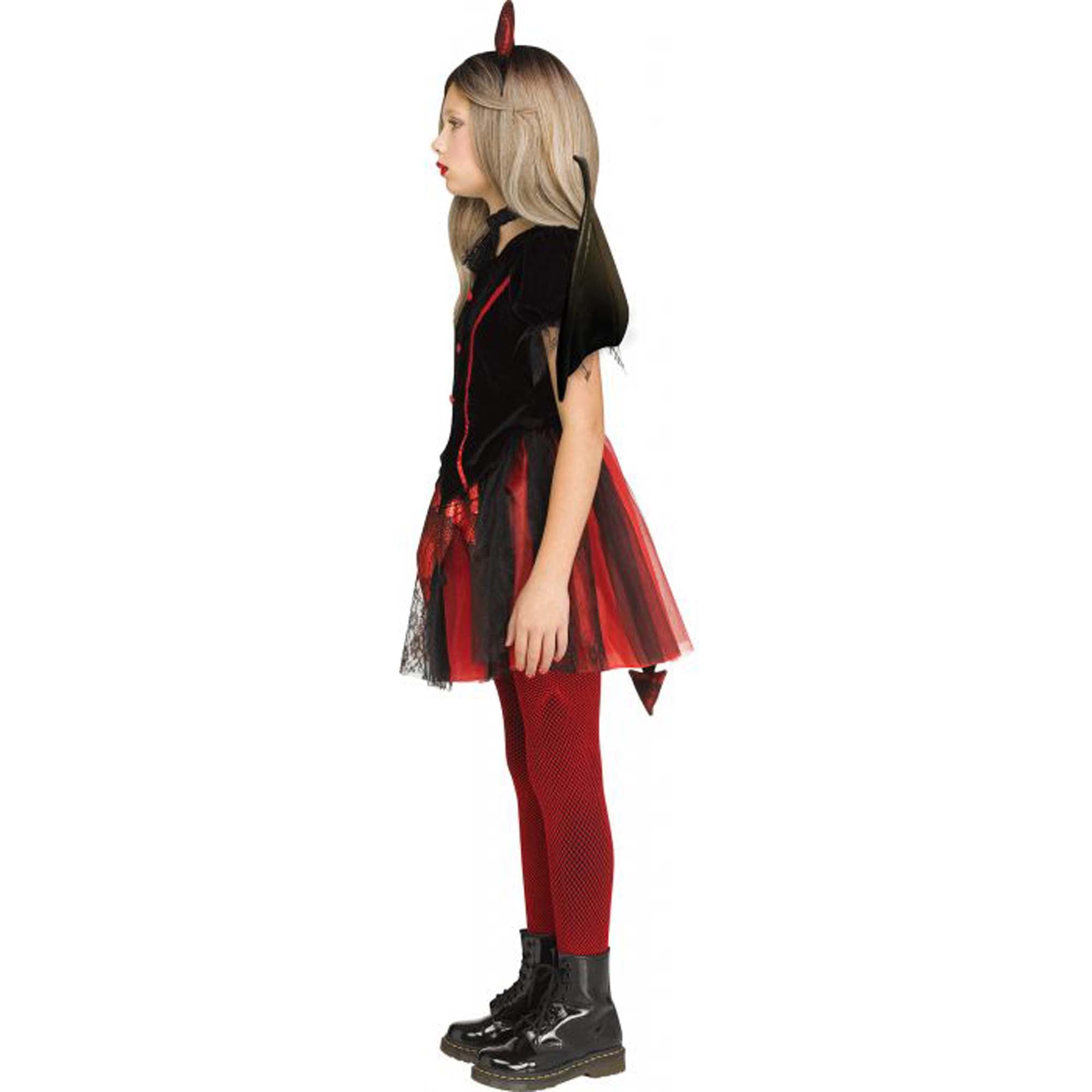 Black and red top halloween dress