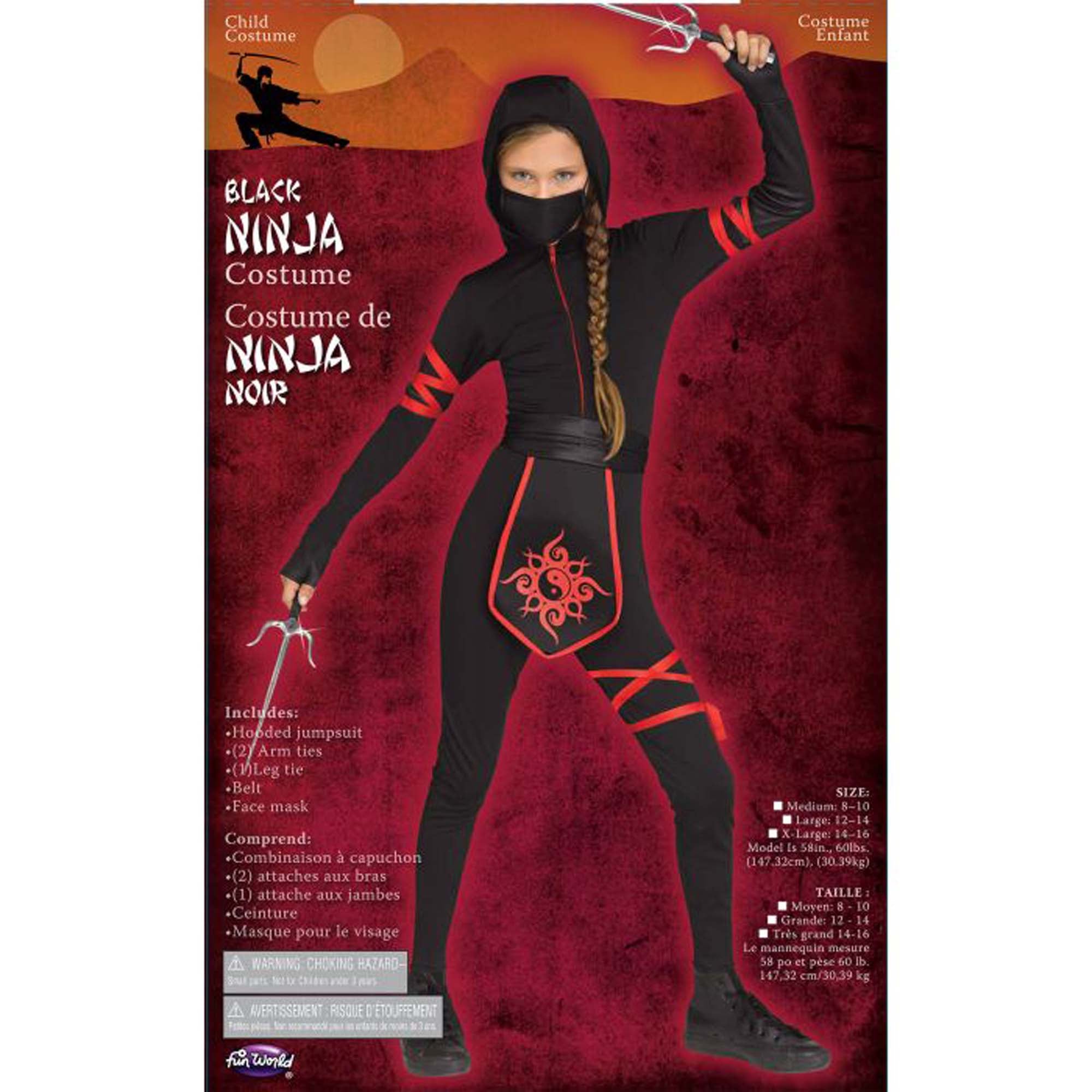 Bandana ninja - Votre magasin de costumes en ligne
