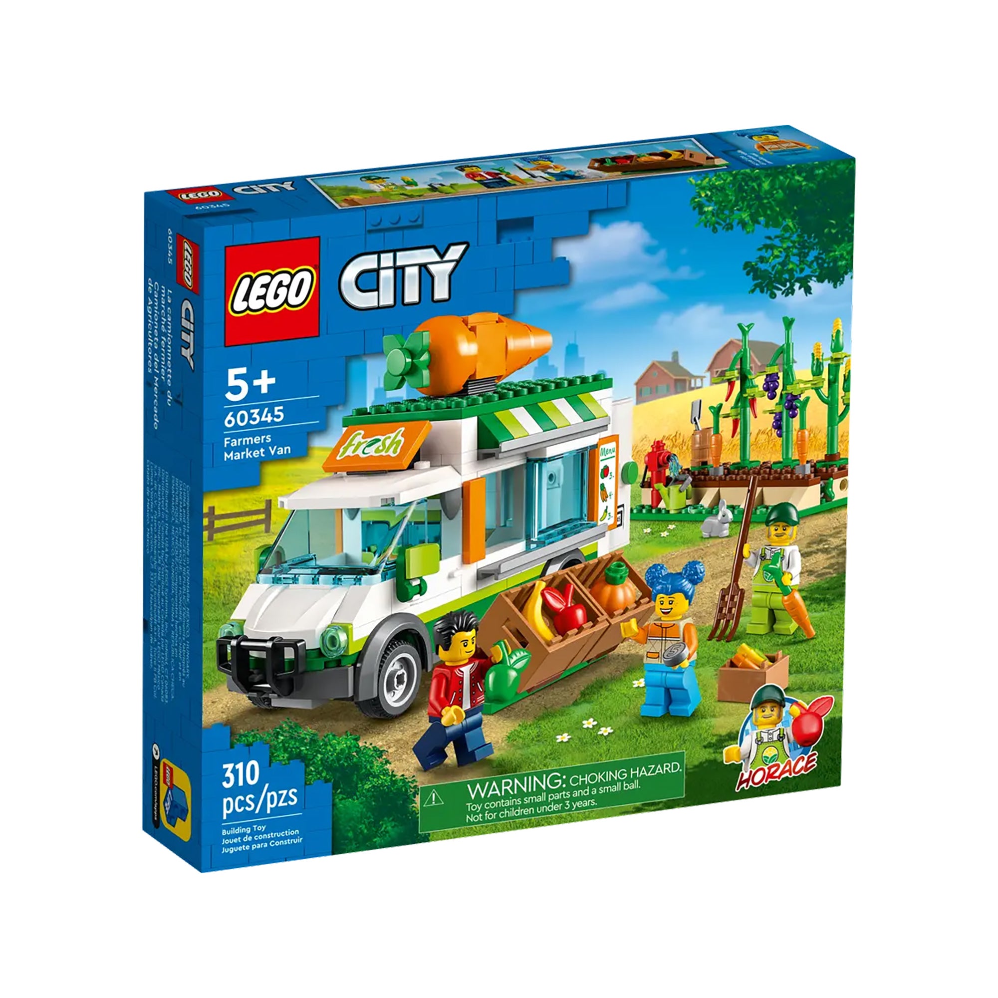 LEGO City Farmers Market Van, 60345, 310 Pieces | Party Expert