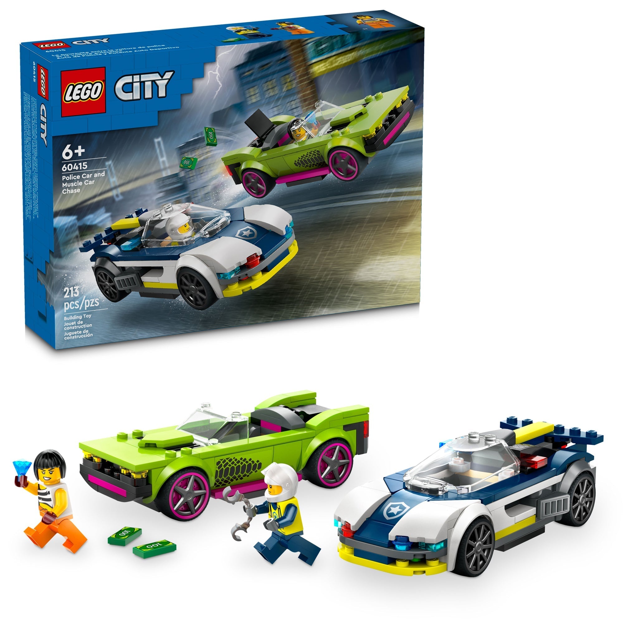 LEGO City Police Car and Muscle Car Chase, 60415 | Party Expert