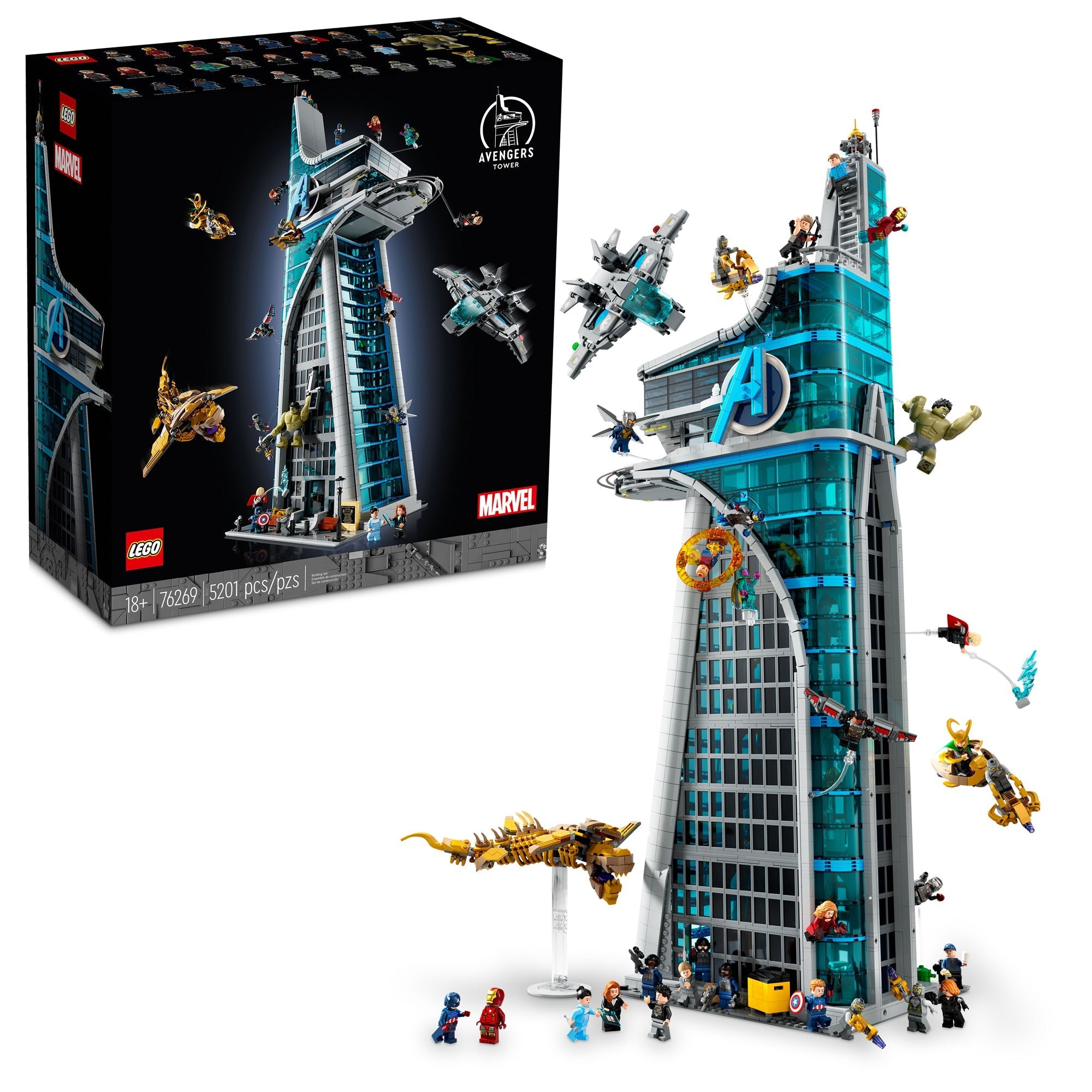 LEGO Marvel Avengers Tower, 76269, 5201 Pieces | Party Expert