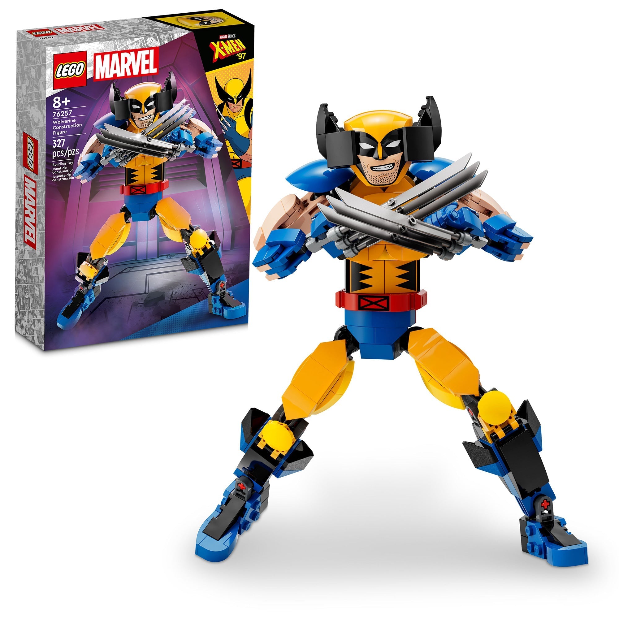 LEGO Marvel 76258 La Figurine de Captain America avec Bouclier, Jouet