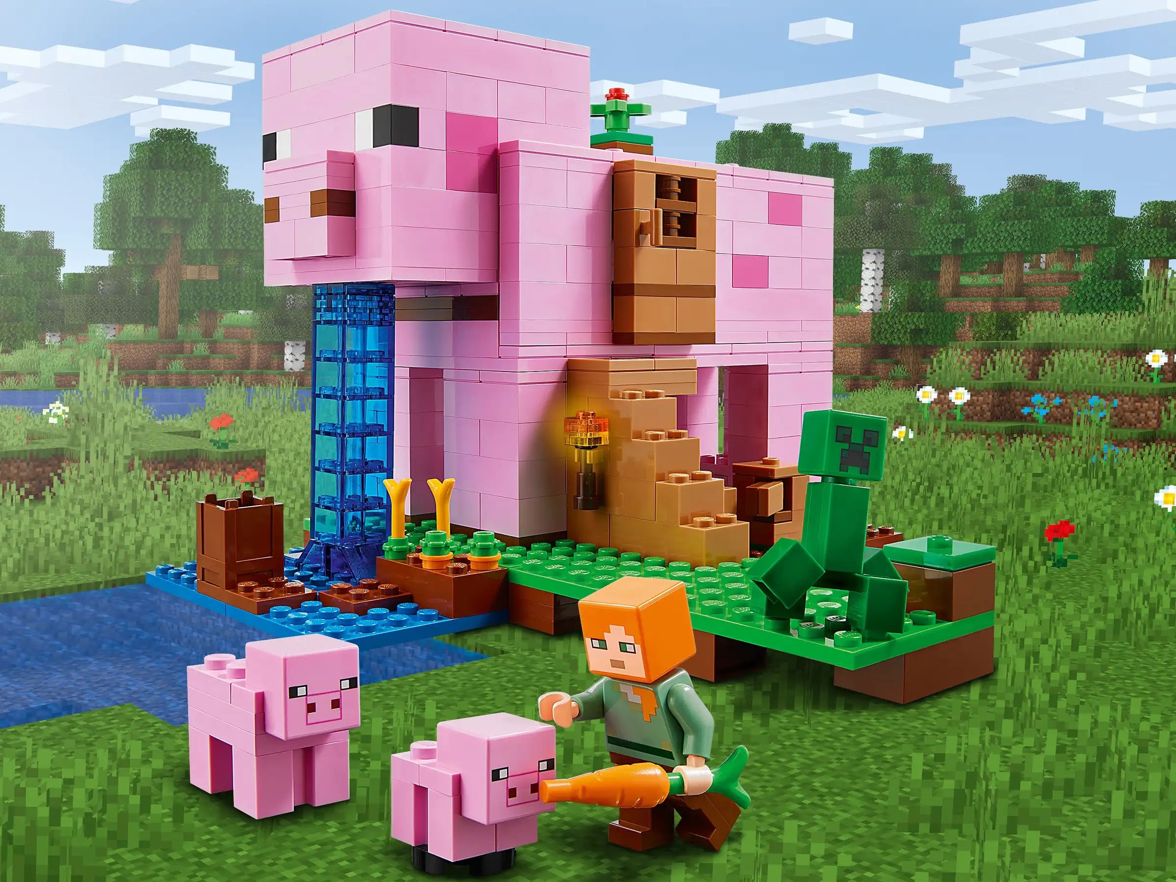 LEGO 21170 Minecraft La Maison Cochon: Jouet de Construction avec