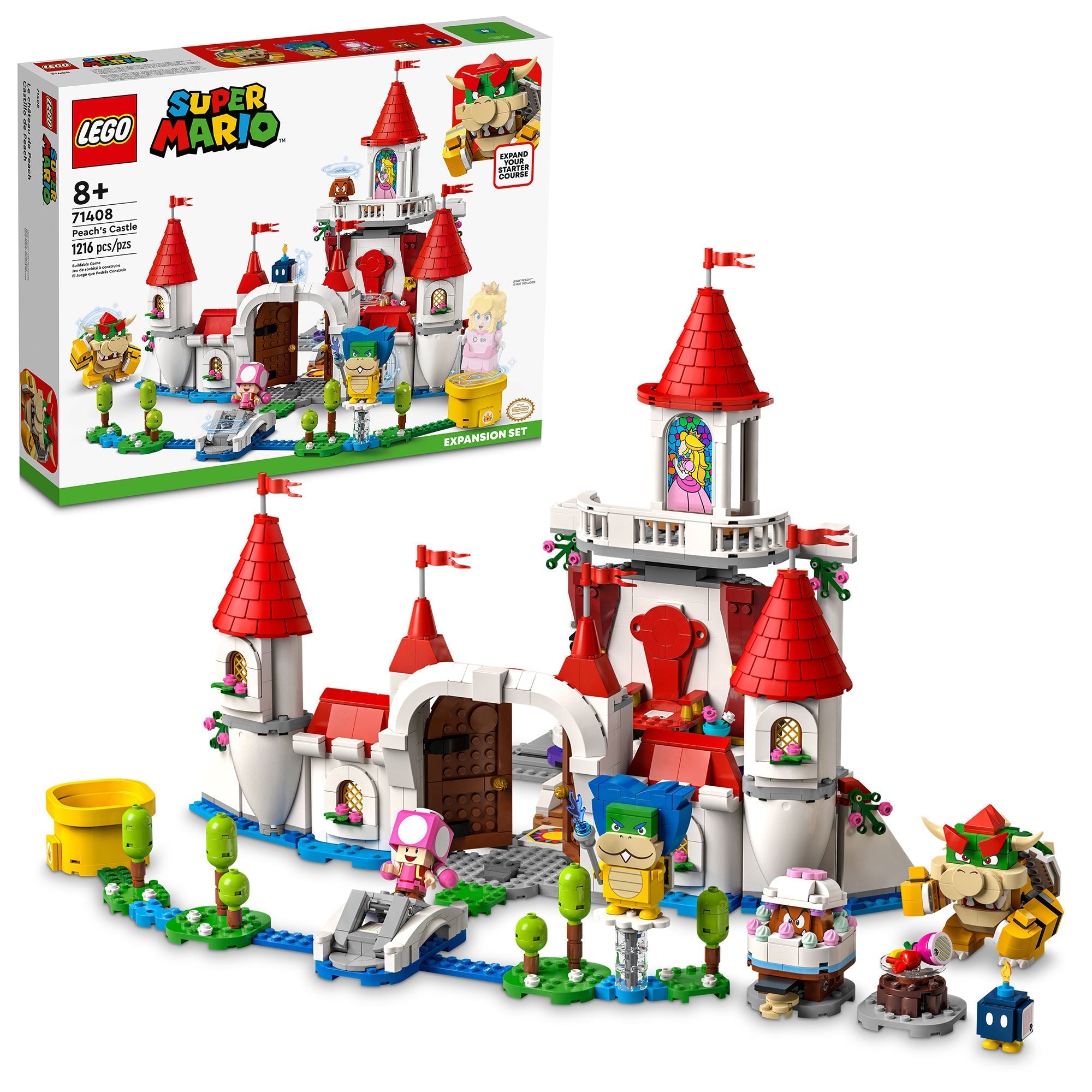 LEGO Super Mario Peach s Castle Expansion Set 71408 Party Expert