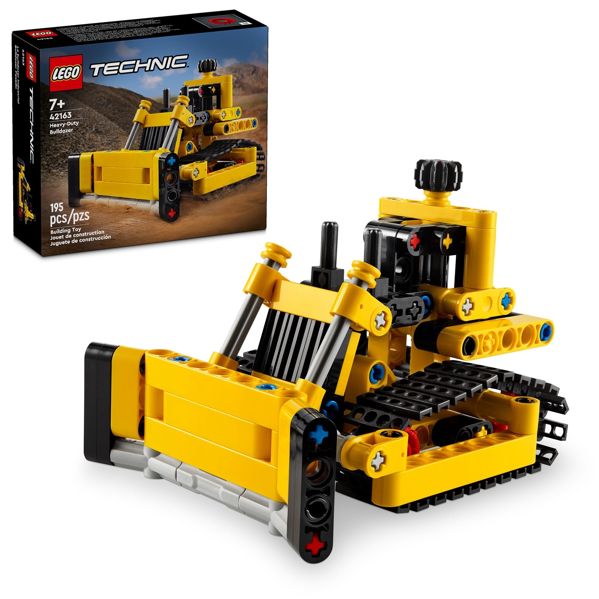 LEGO Technic Heavy Duty Bulldozer 42163 195 Pieces Party Expert