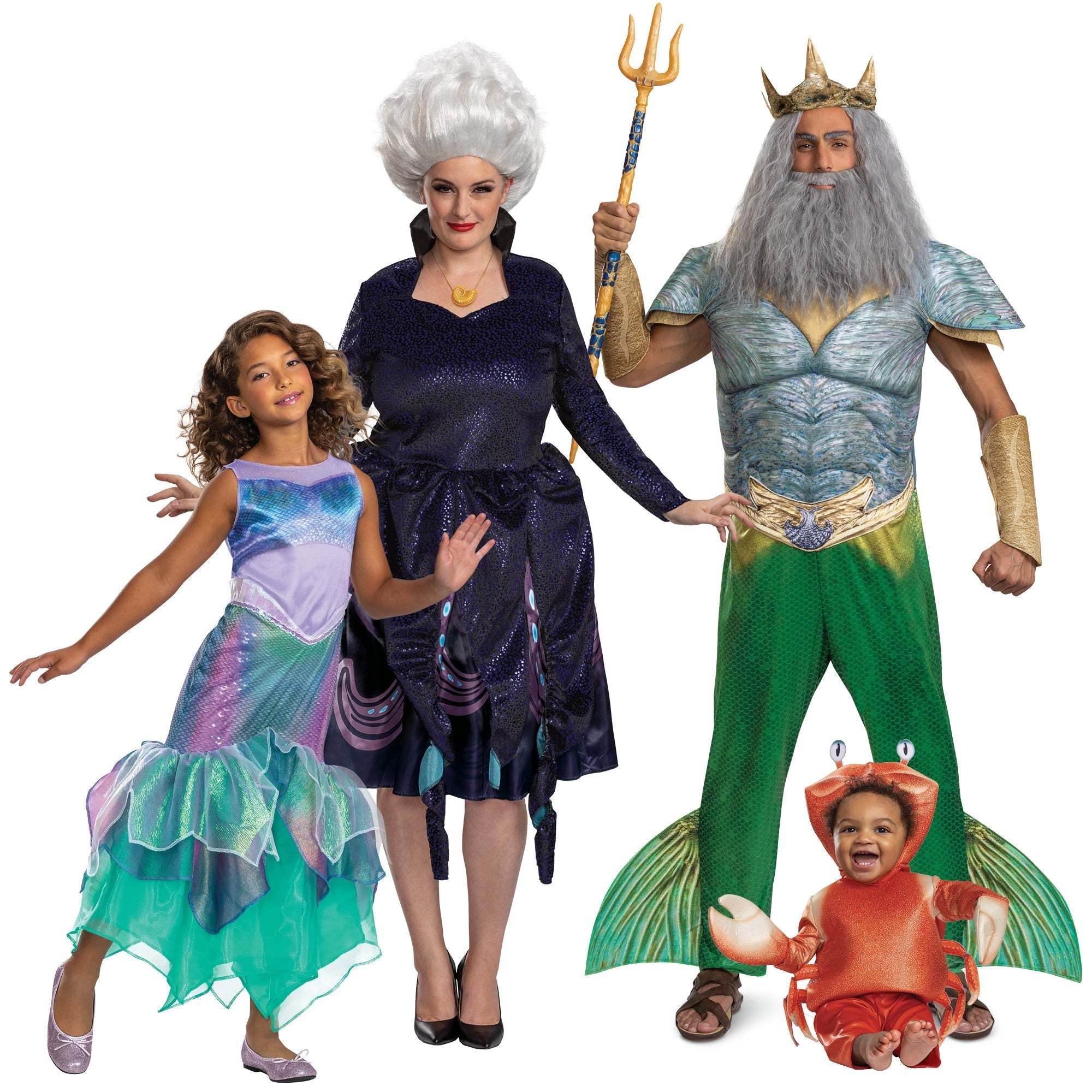 Little Mermaid Family Costumes Party Expert