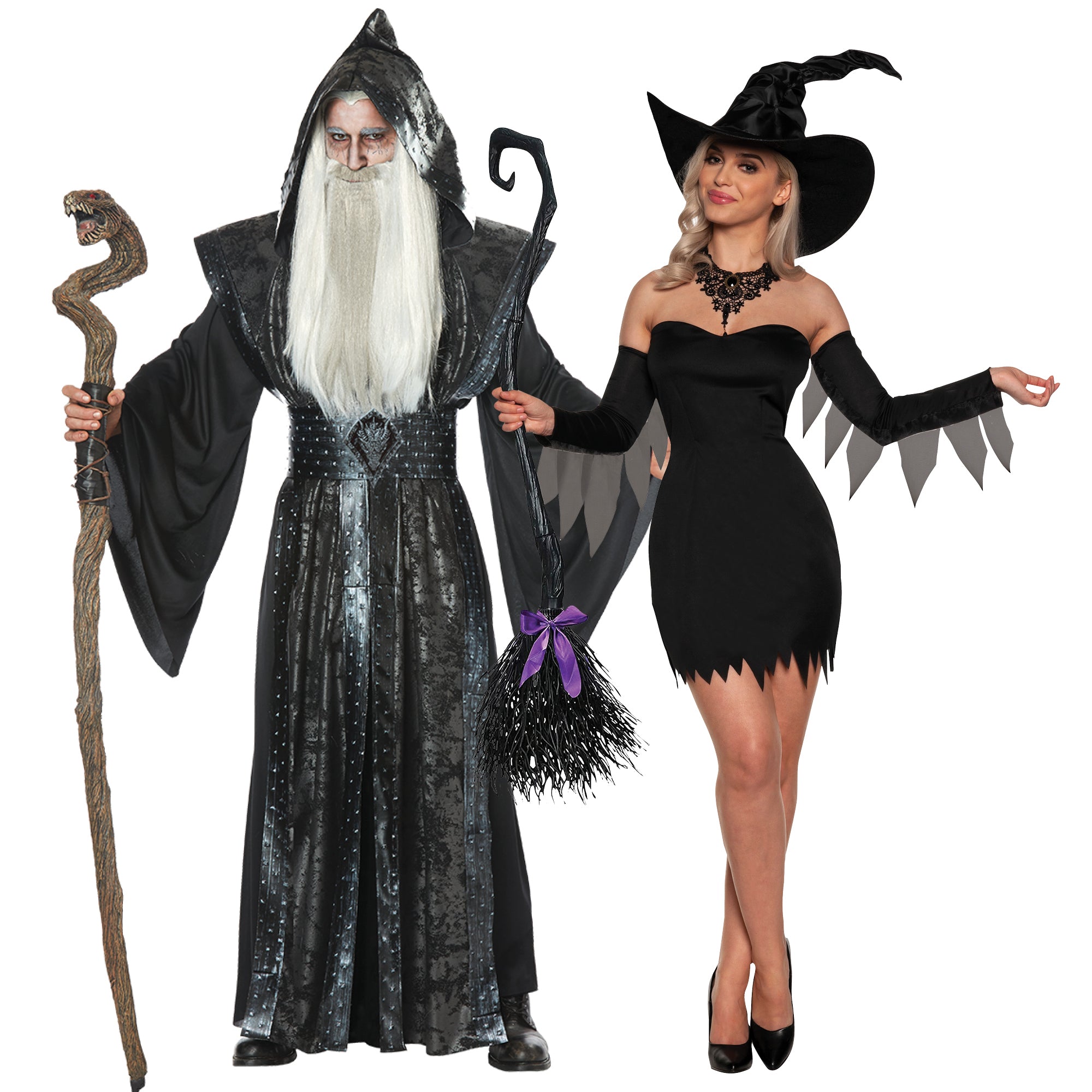 Un Très Beau Déguisement De Sorcier Pour Halloween Costume De Sorcière  Effrayant