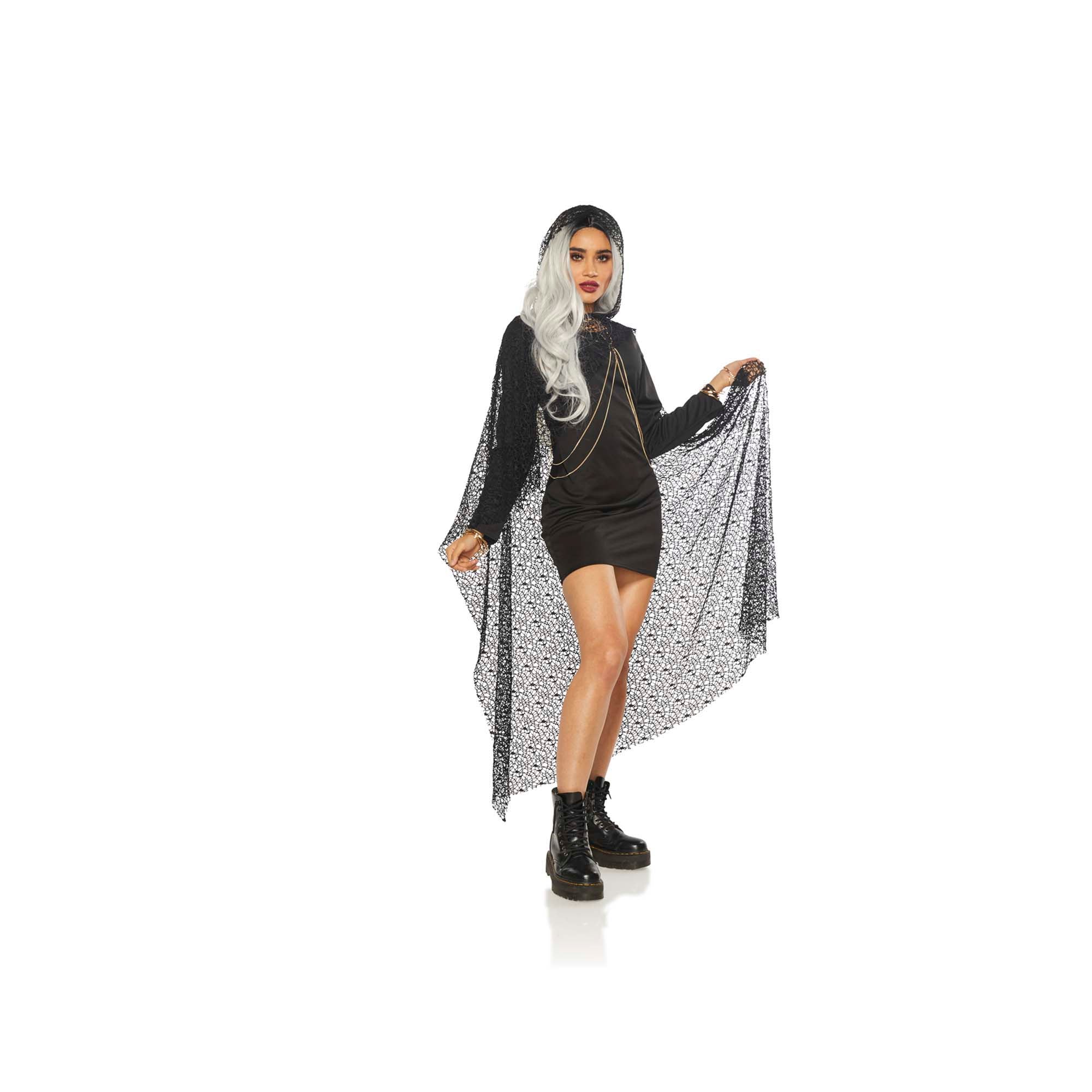 Adult Coven Witch Hooded Dress 