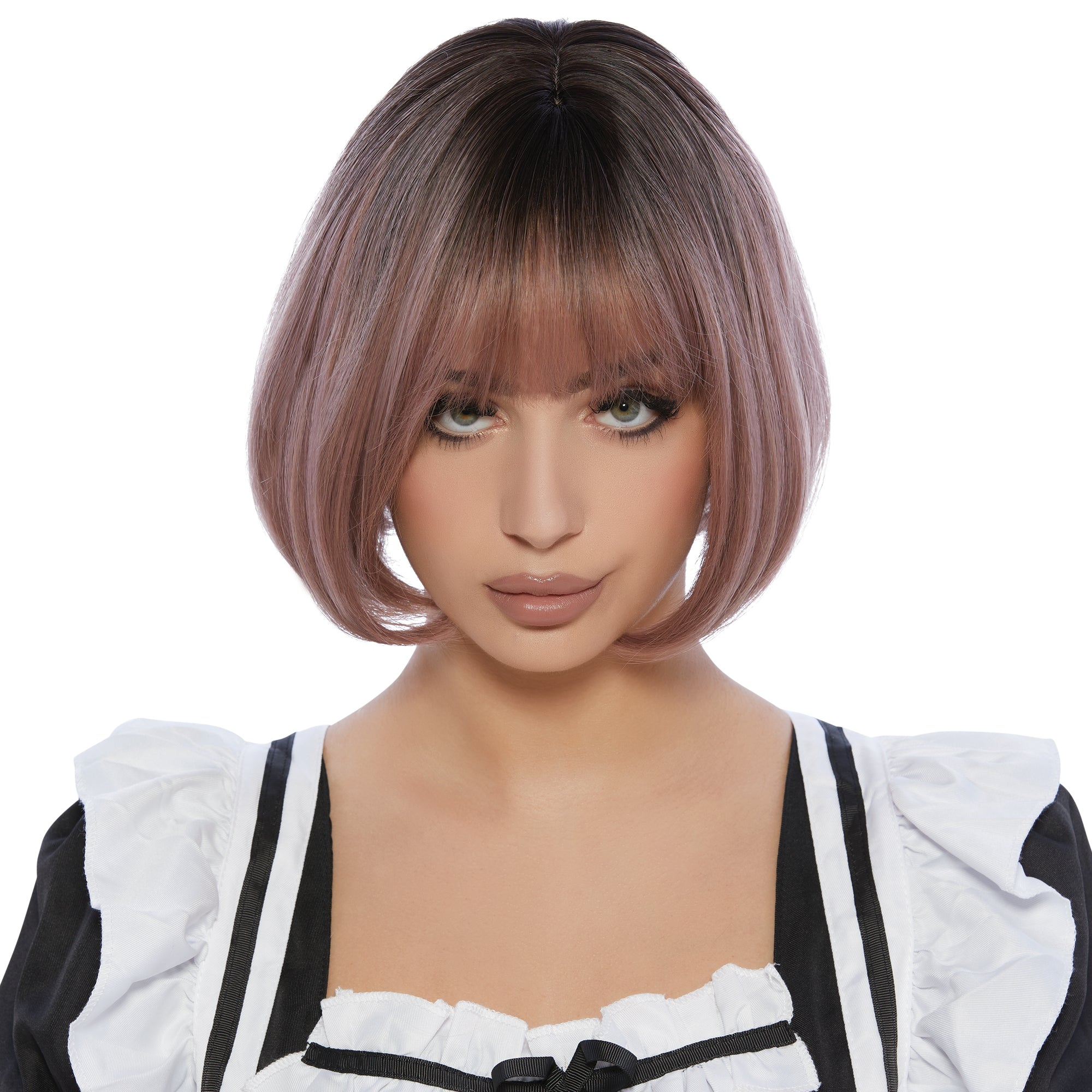 Machi Pink Short Bob Wig for Adults Party Expert