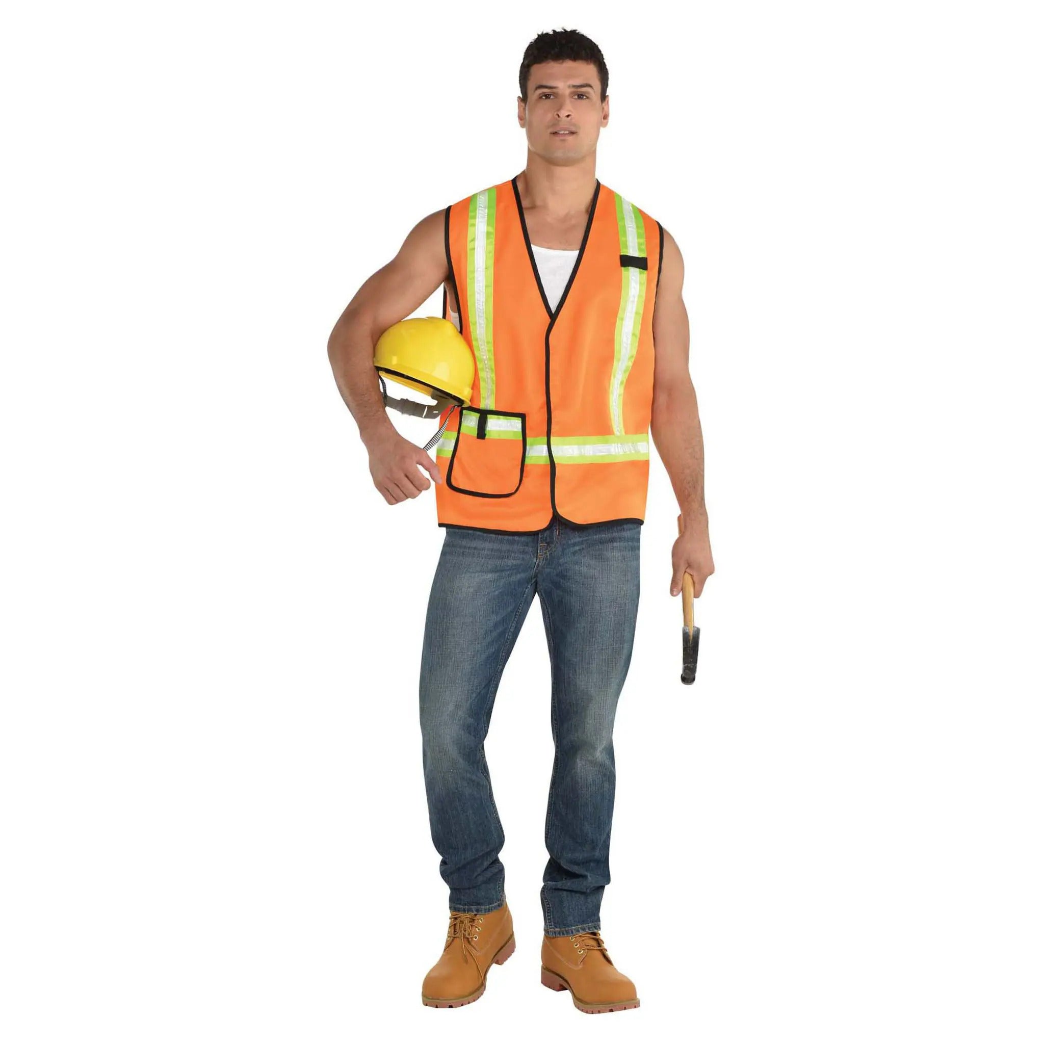 Construction Worker Vest for Adults | Party Expert