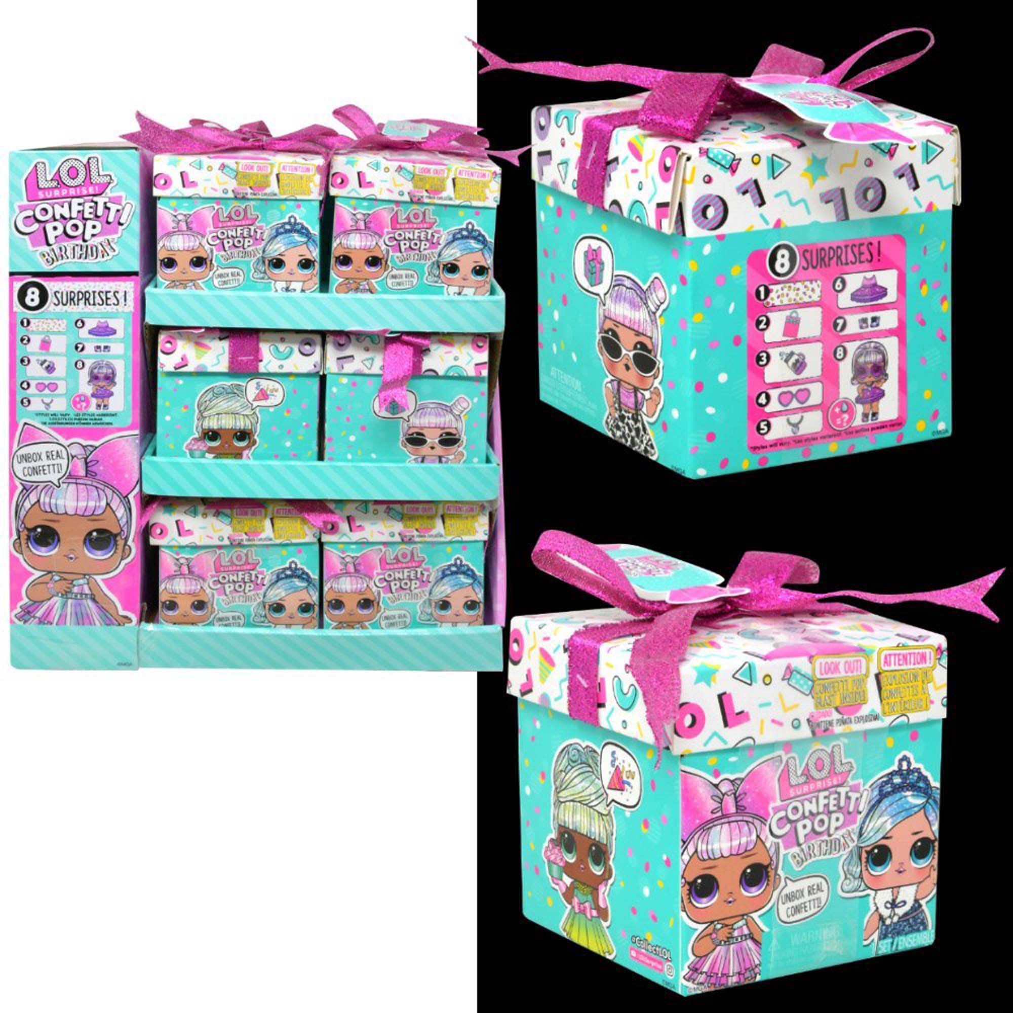 LOL Surprise Mini Figures Confetti Pop Birthday Assortment 1 Count Party Expert