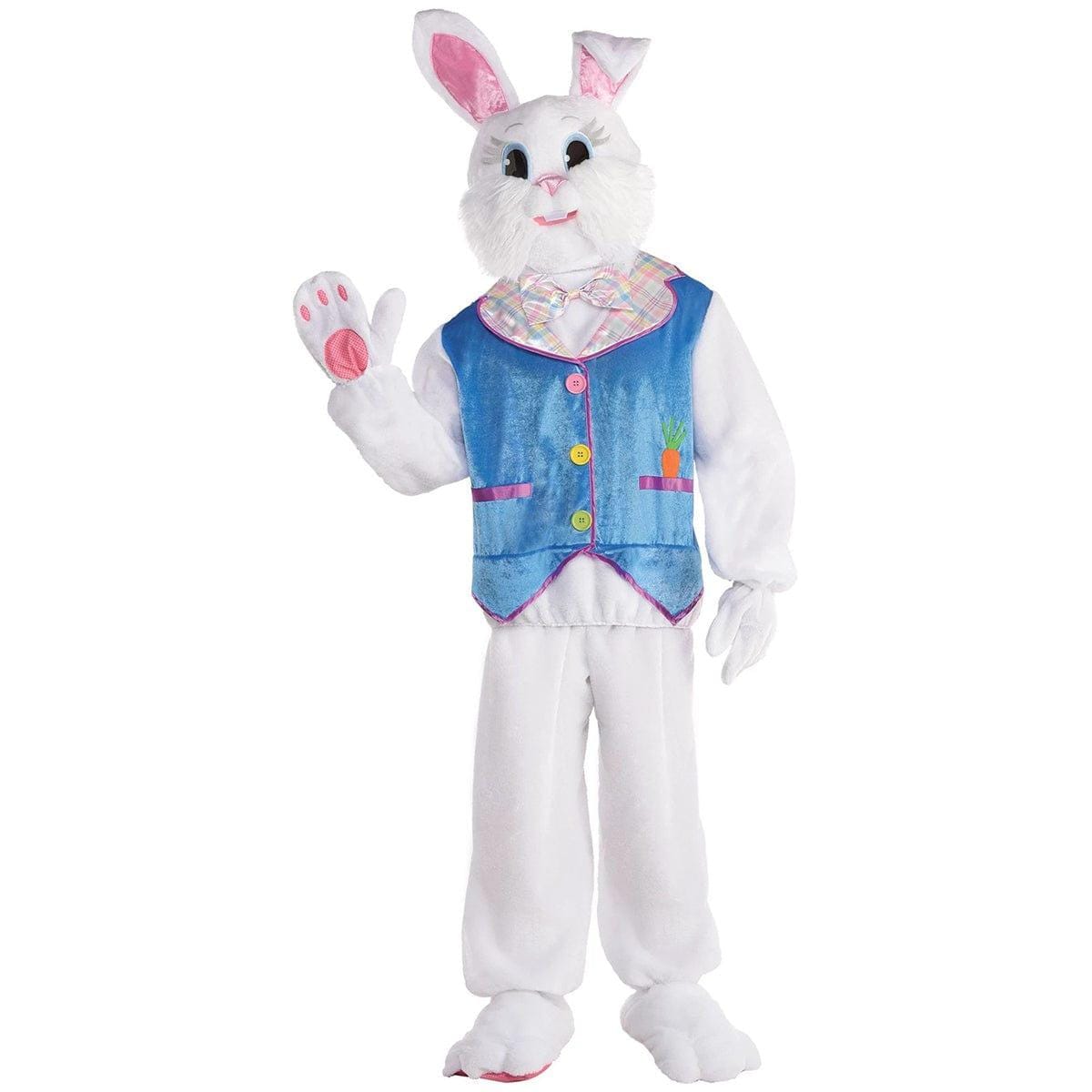Costume de lapin de pâques pour adultes, mascotte, déguisement d'halloween  de luxe pour femmes et
