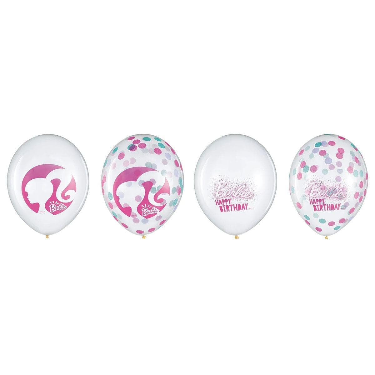 Barbie Dream Together Confetti Latex Balloons 6