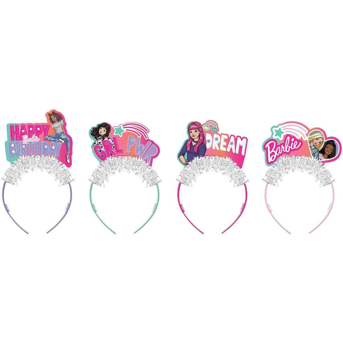 Barbie Headbands 4 Count Party Supplies Party Expert