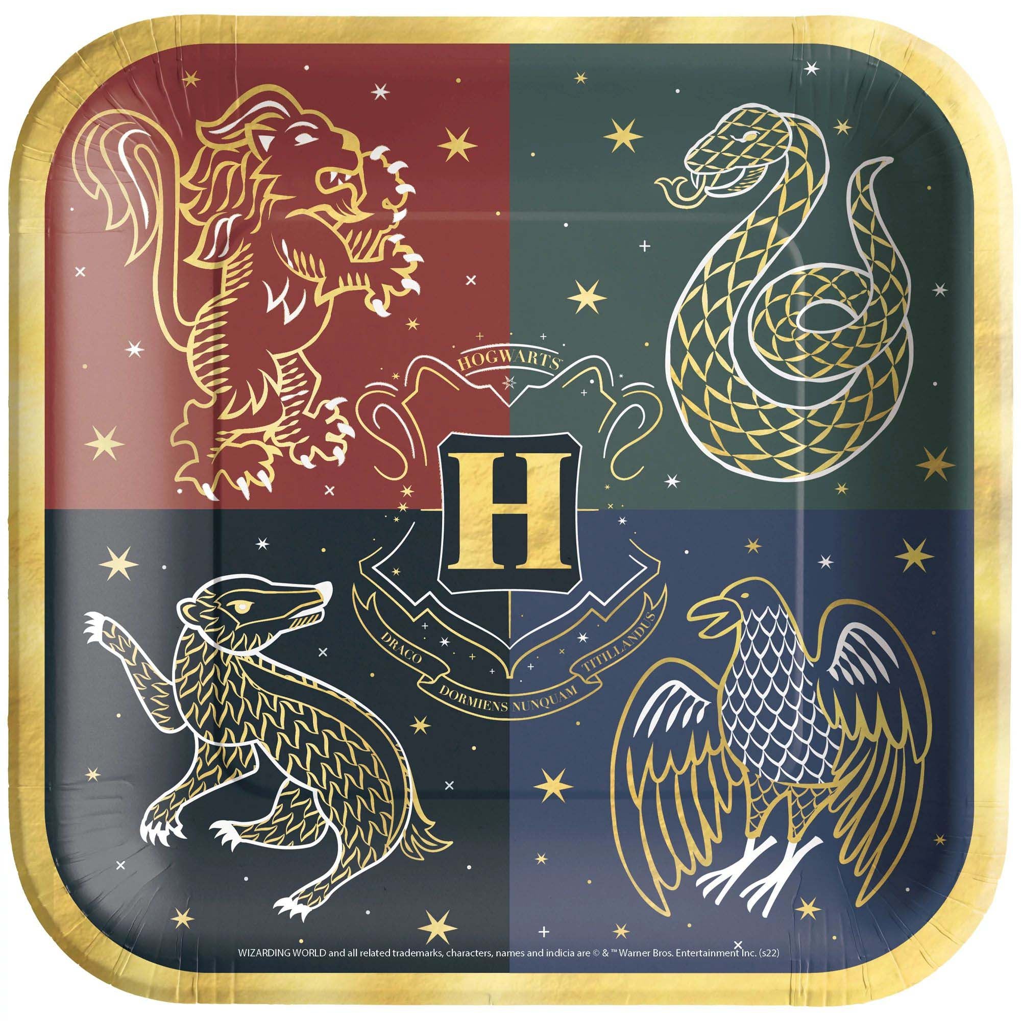 Harry Potter Hogwarts Crest Supershape Foil Balloon for Birthday Party