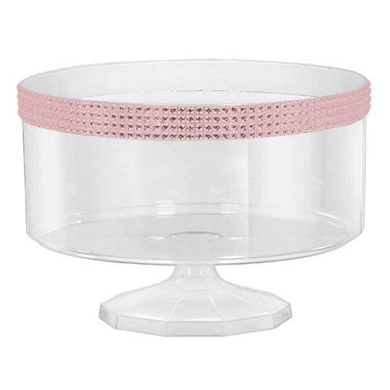 Amscan 7 3/4 Scalloped Container - Large, Clear