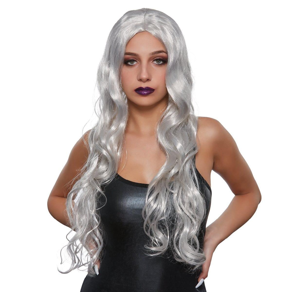 Dark Grey Frisson Split Wig for Women Party Expert