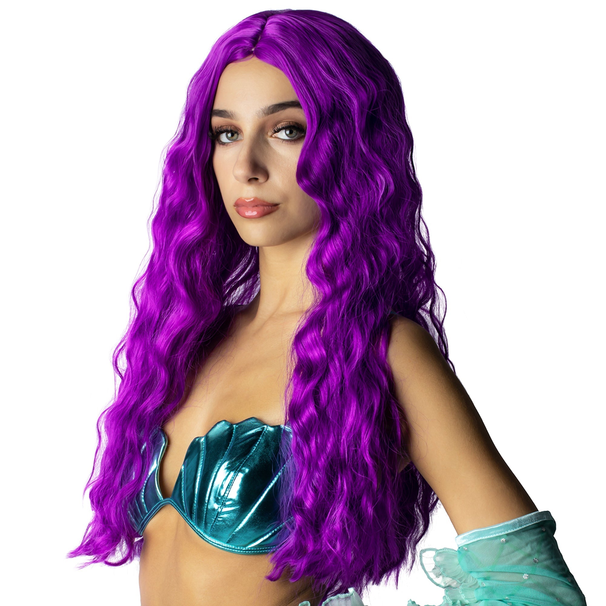 Purple wig outfit best sale