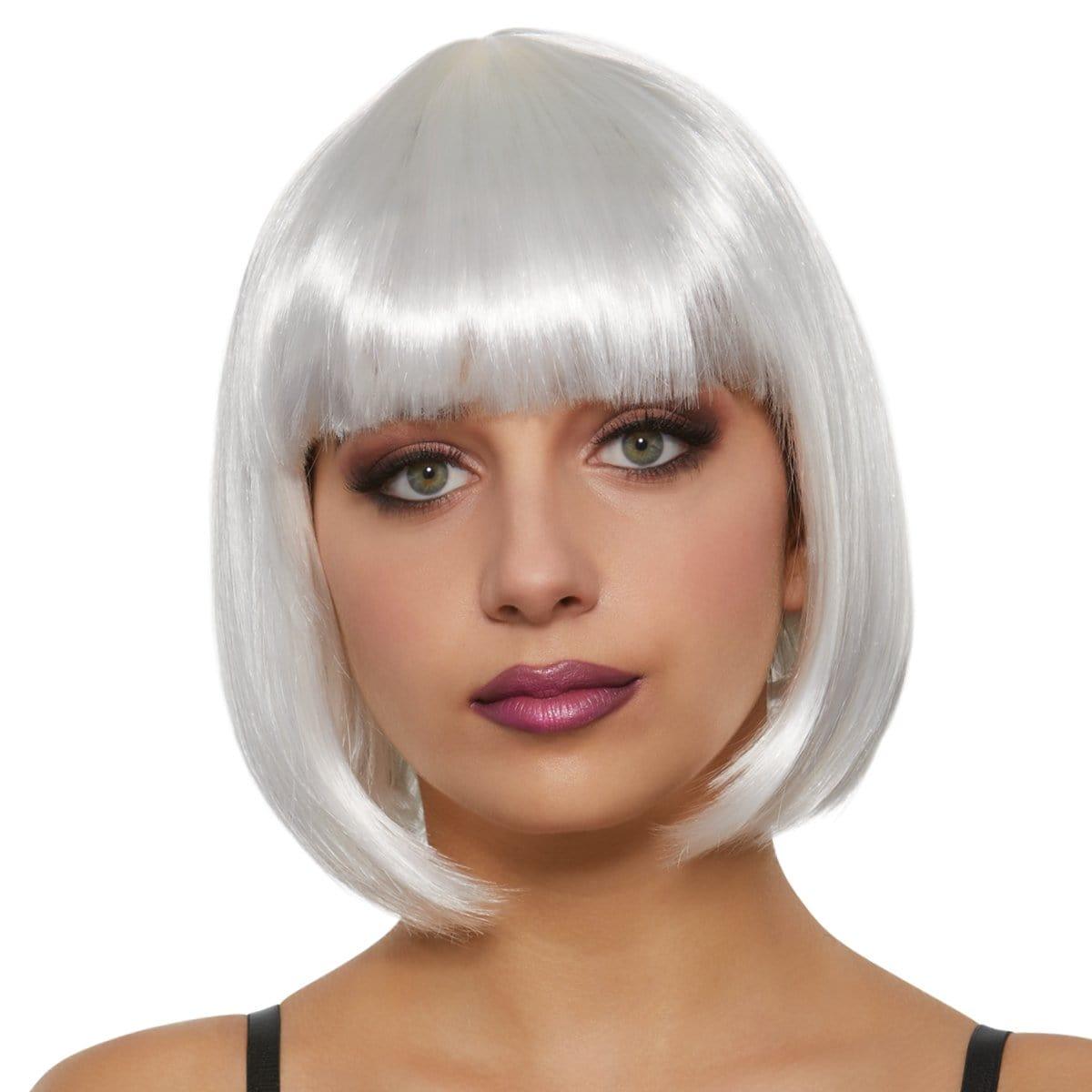 White Daisy Wig for Women Party Expert