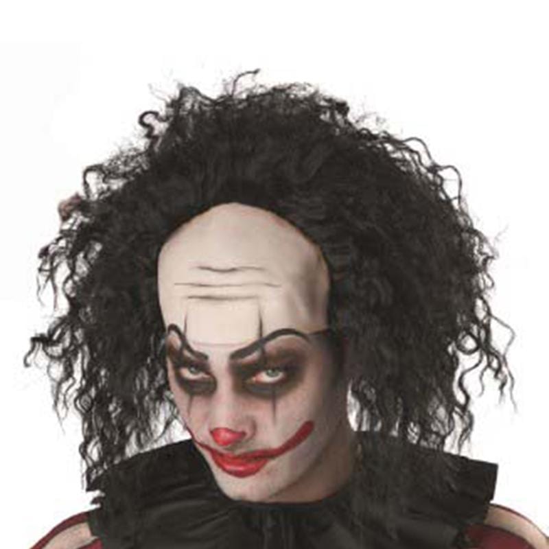 Clown Pattern Baldness Wig for Men Party Expert