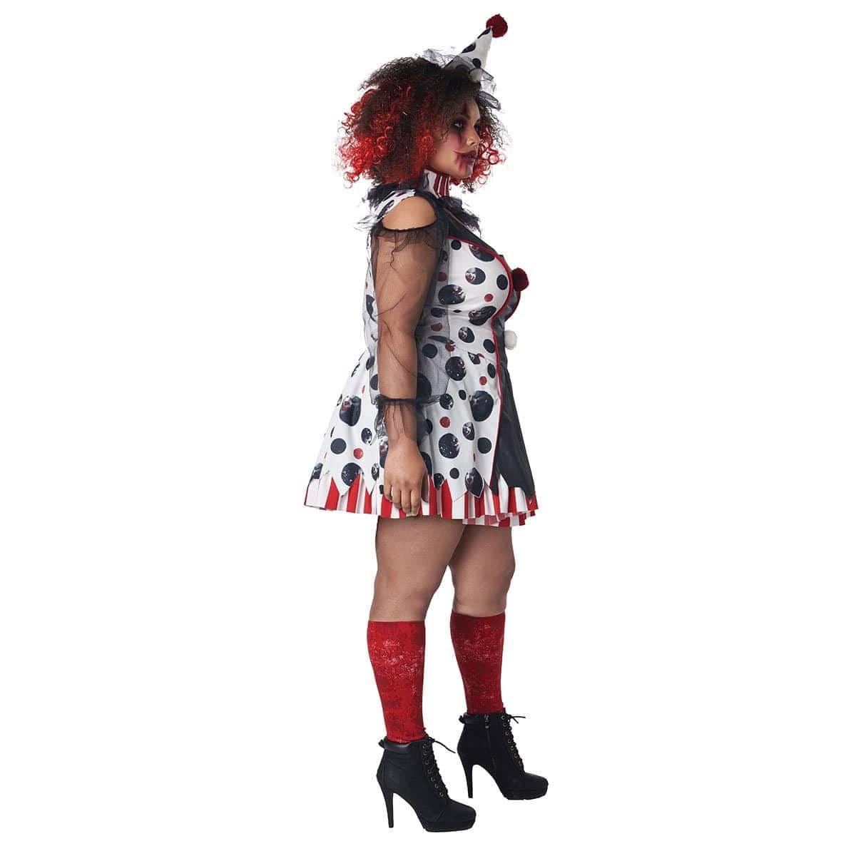 Plus size 2024 clown dress