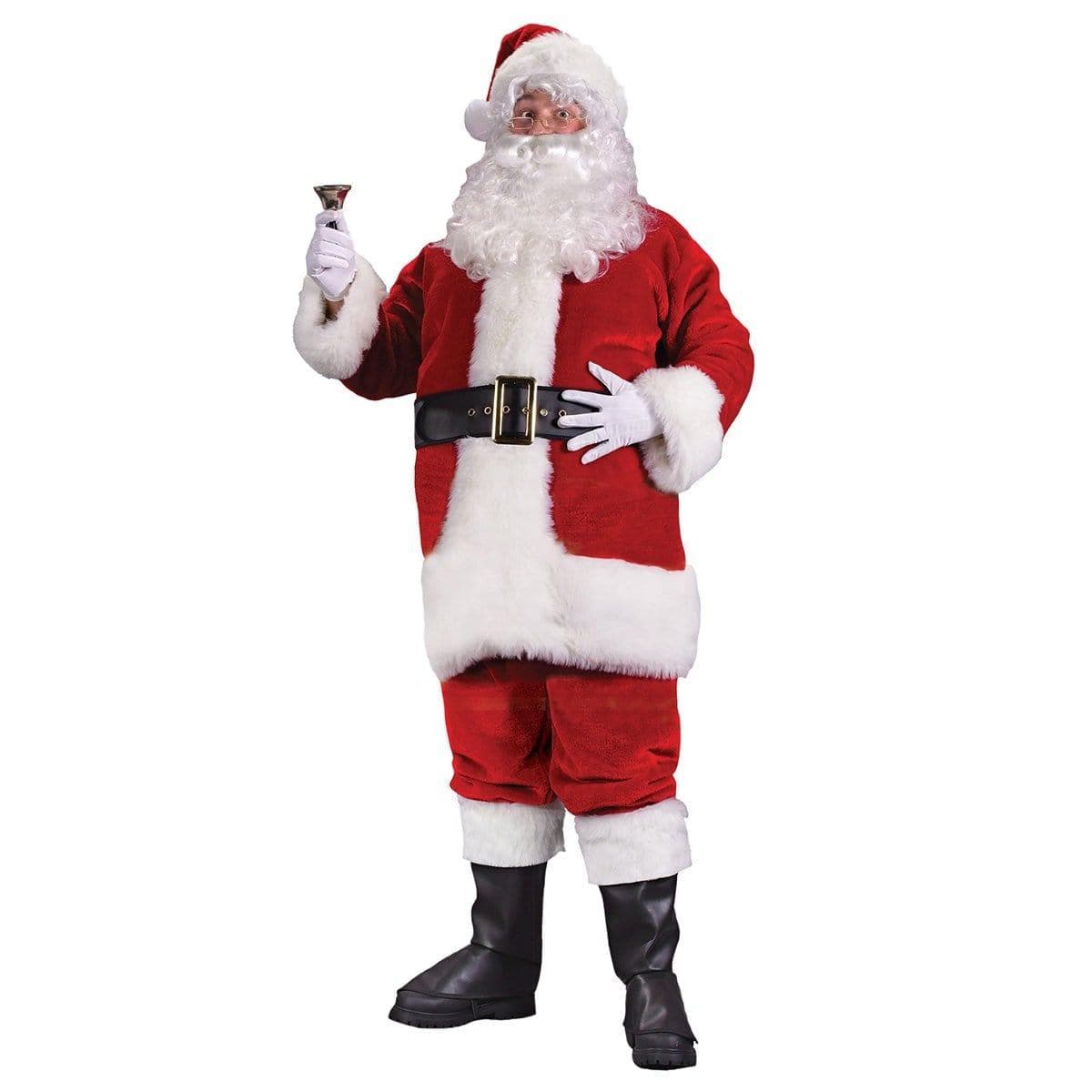 Buy Santa Suit Deluxe Regency Plush Plus Size Party Expert