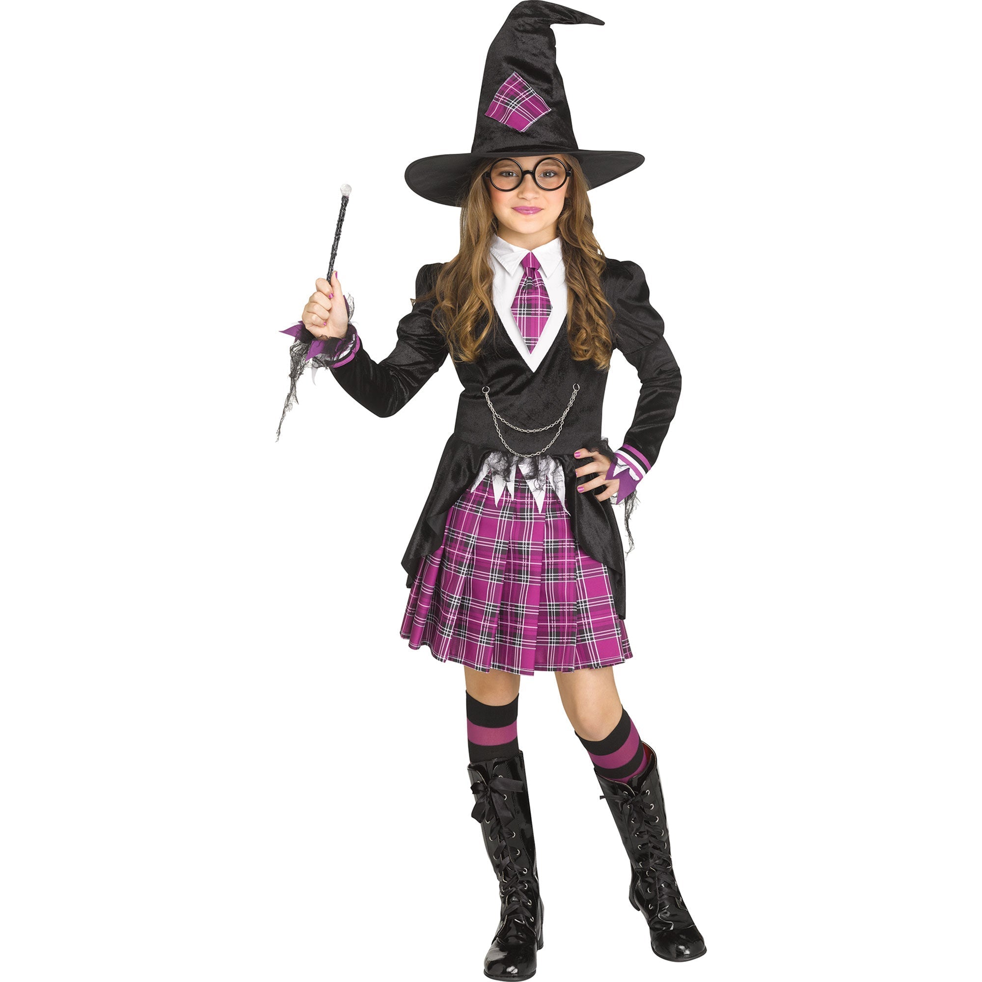 Witch costume sales purple and black