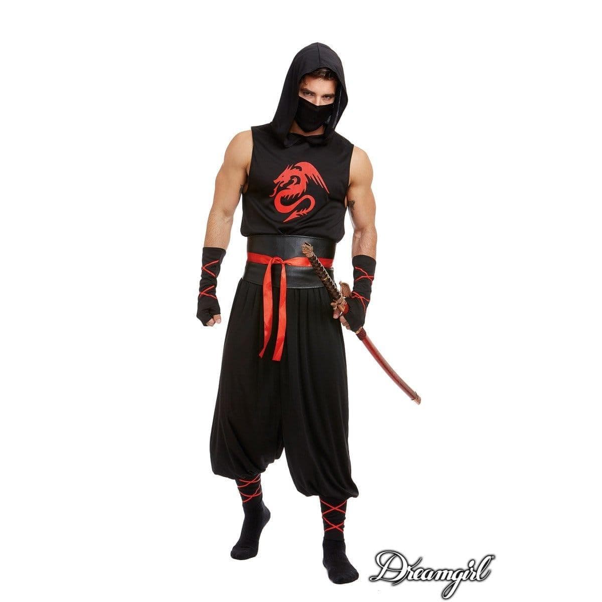 Boys red 2024 ninja costume