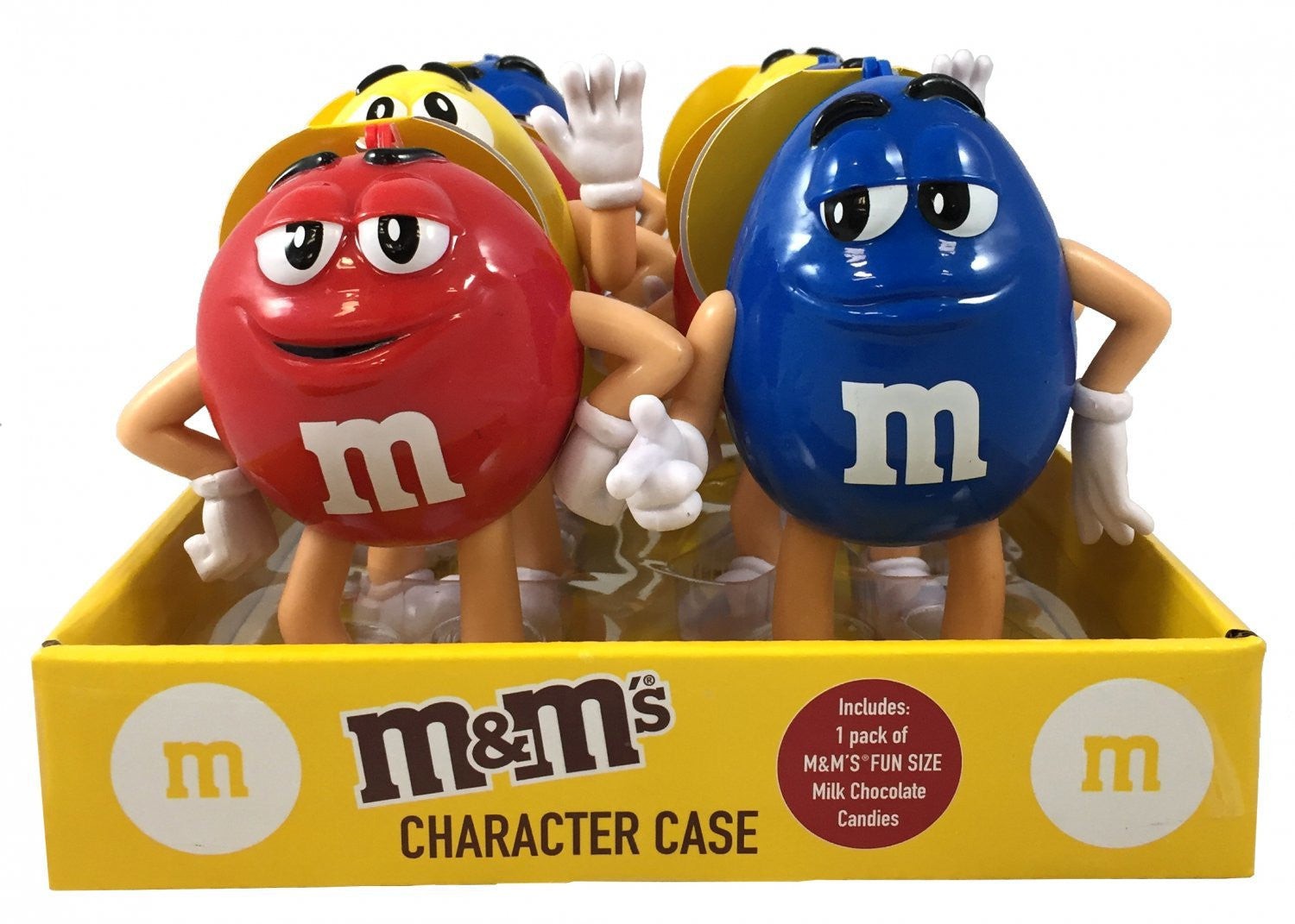 M&M's World Red Character Plush Backpack Trolley Kids Rolling New MM Candy  Child