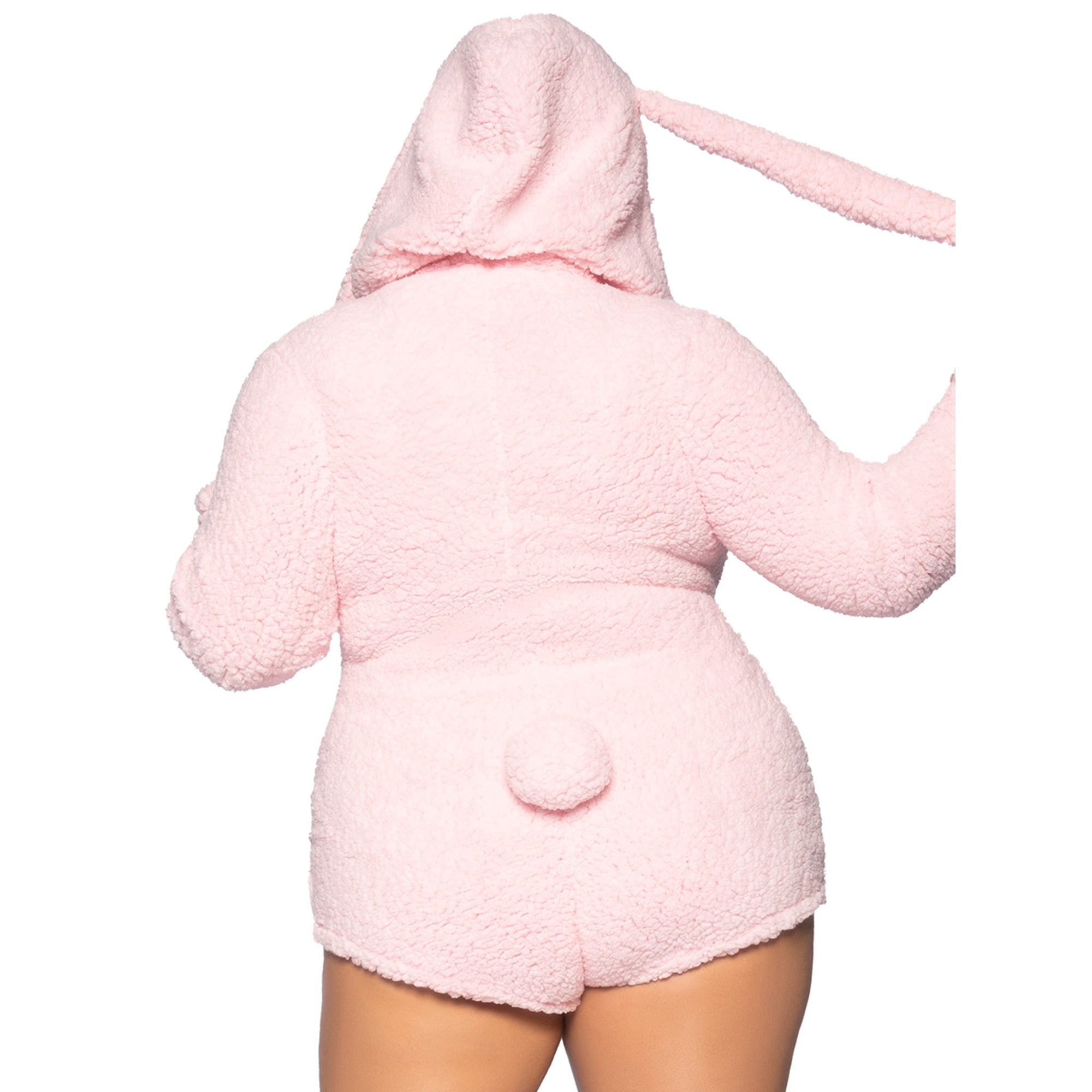 Cuddle Bunny Plus Size Costume for Adults Pink Romper Party Expert