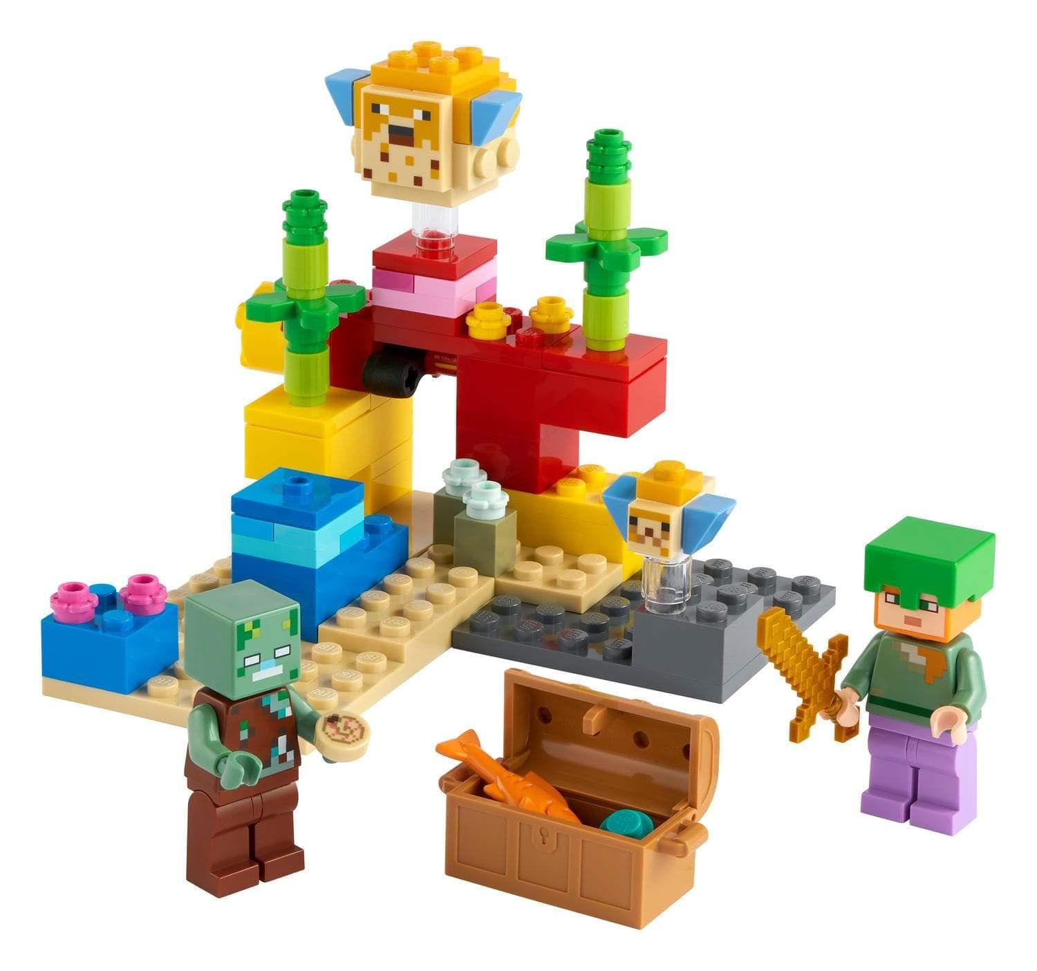 Lego®minecraft™ 21178 - le refuge renard, jeux de constructions &  maquettes