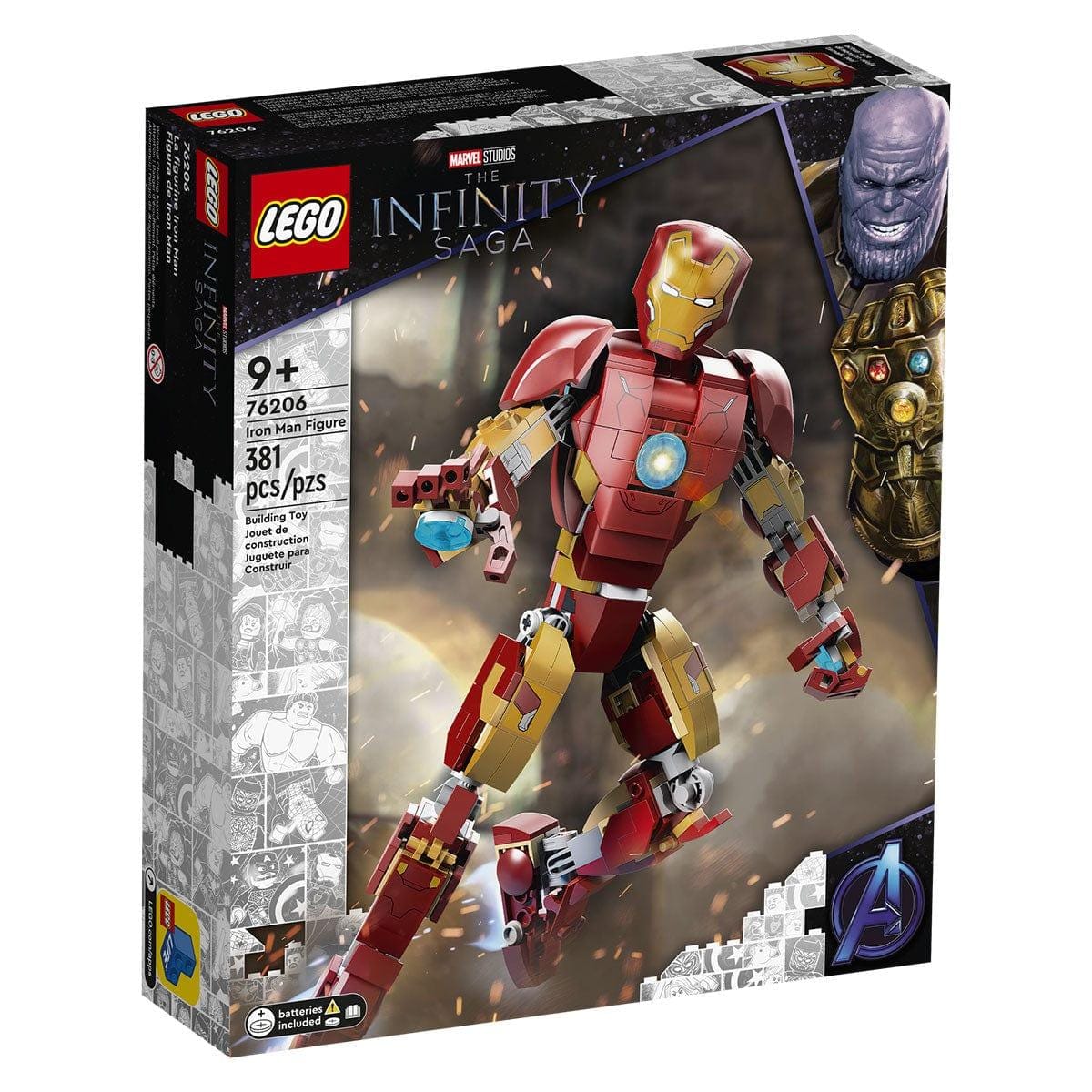 Iron man picture lego sale