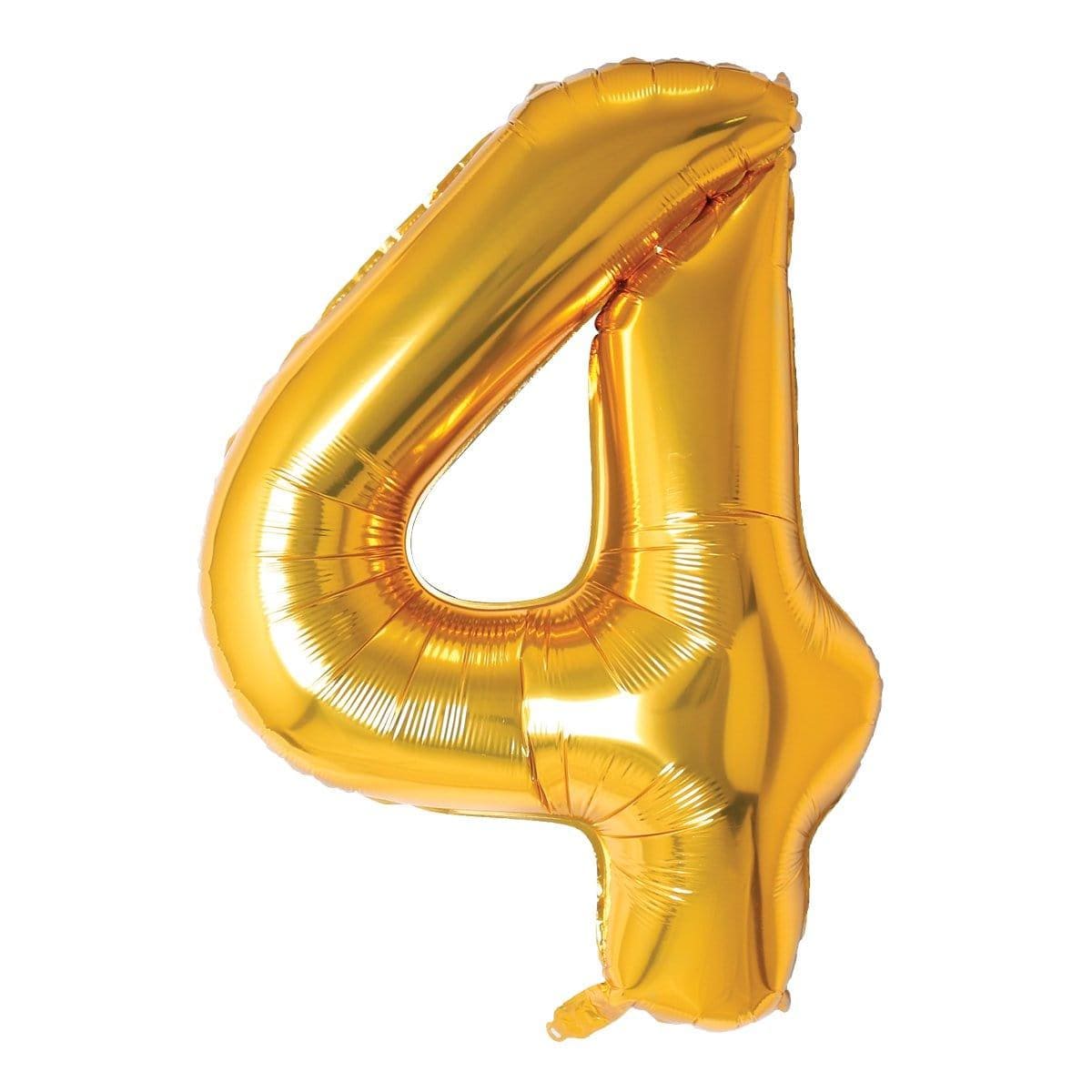 85 cm Gold Foil Balloon No. 4