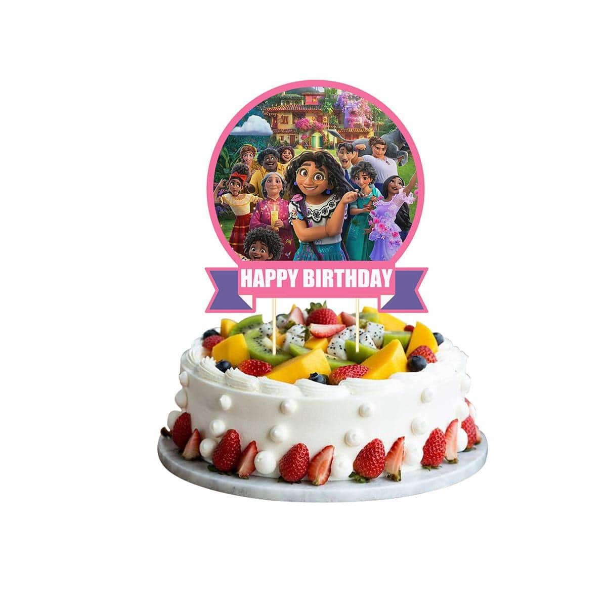 Disney CAN o & Stitch Cake Topper pour fête d'anniversaire, papier Stitch,  décoration de gâteau
