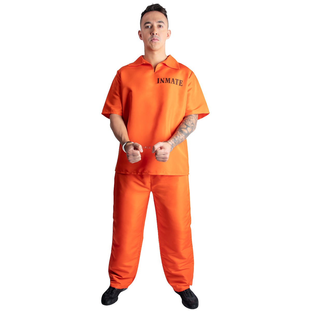 Inmate Costume for Adults, Orange Top and Pants – Party Expert