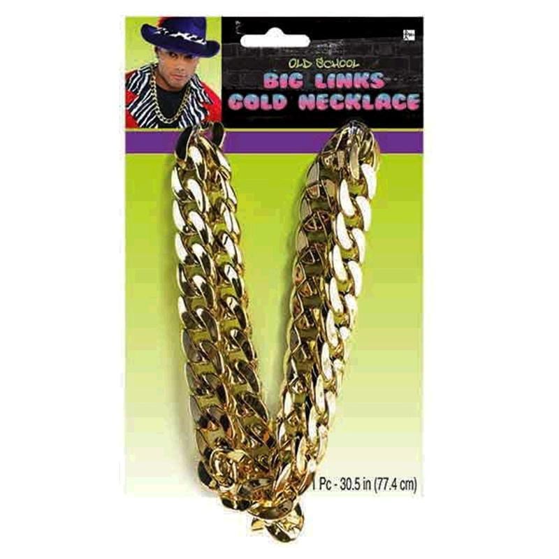 Fake plastic clearance gold chains