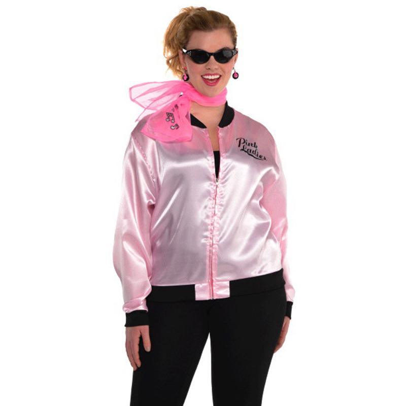Grease Plus Size Pink Ladies Costume Jacket 