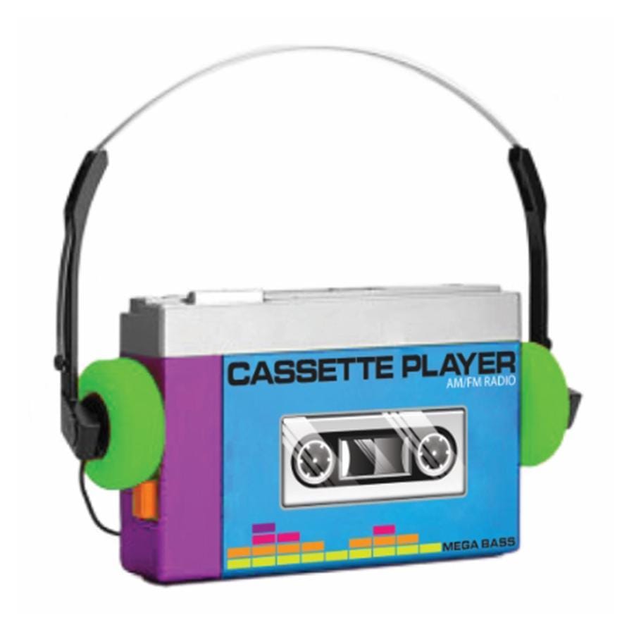 Miniature Tape Cassette Player Radio Music Rement Headphones Retro Tape -   Canada