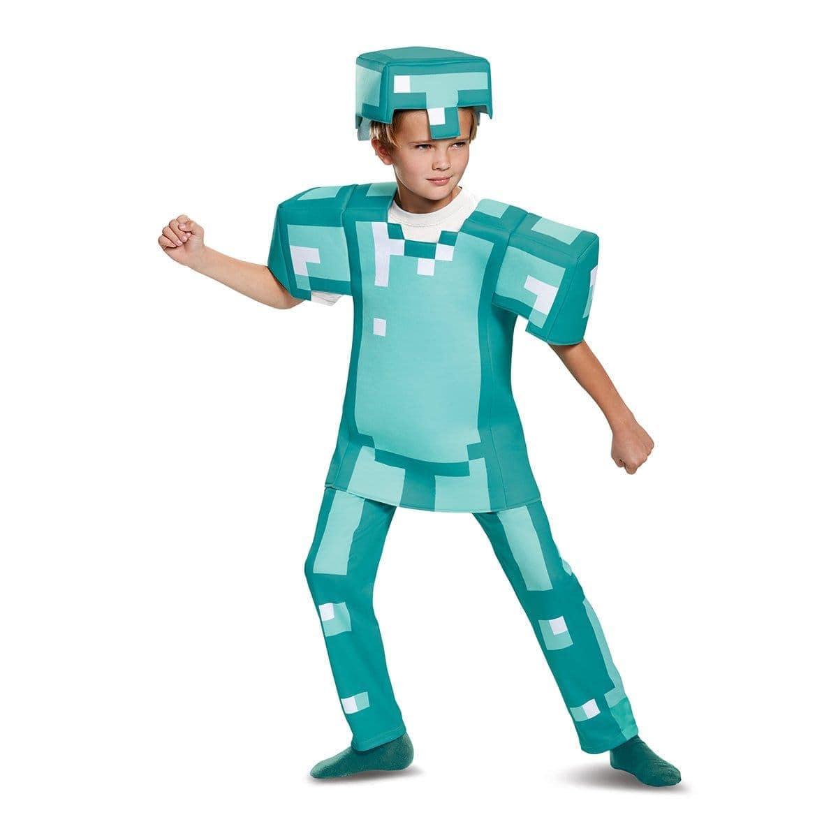 Diamond Deluxe Armor Costume for Kids, Minecraft