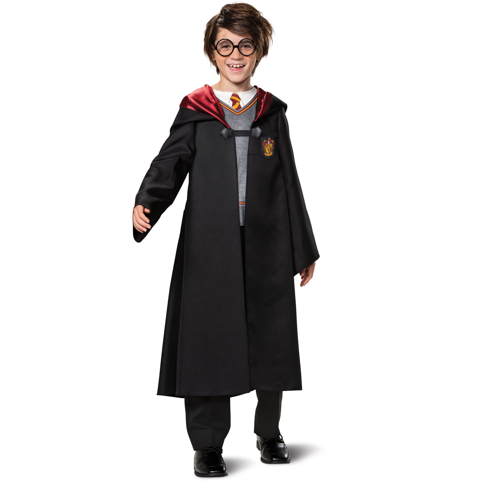 Harry Potter Hermione Granger Costume classique pour fille, noir et rouge,  taille L (10-12 ans) : : Jeux et Jouets