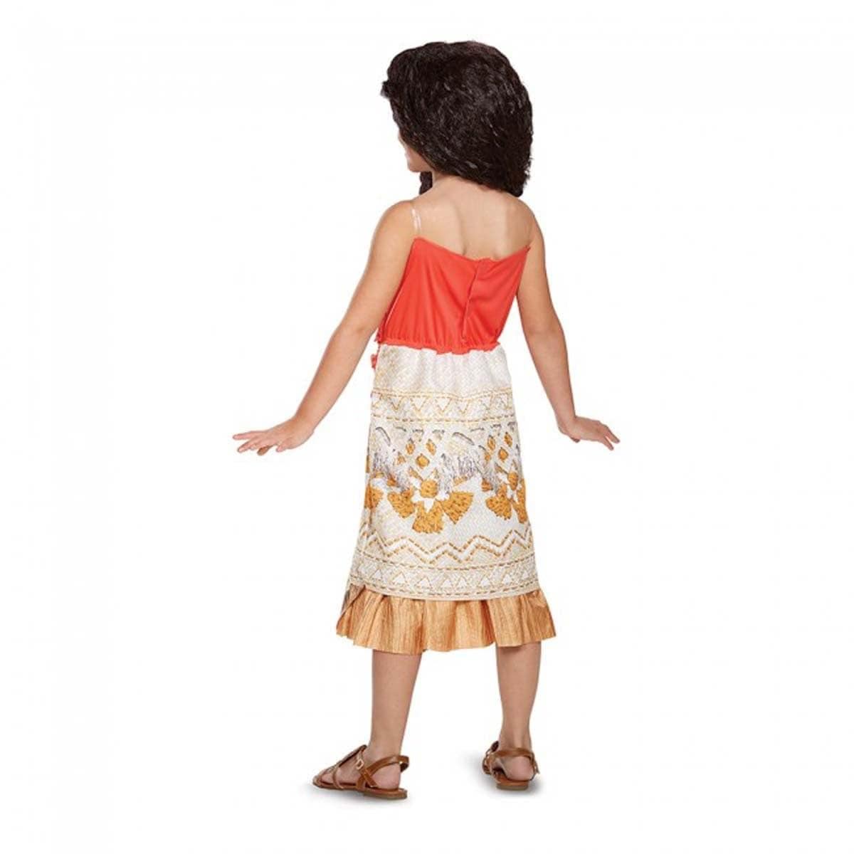 Moana kids costume - Moana costume with Top+Grass dress+tutu dress+top  strap - 100