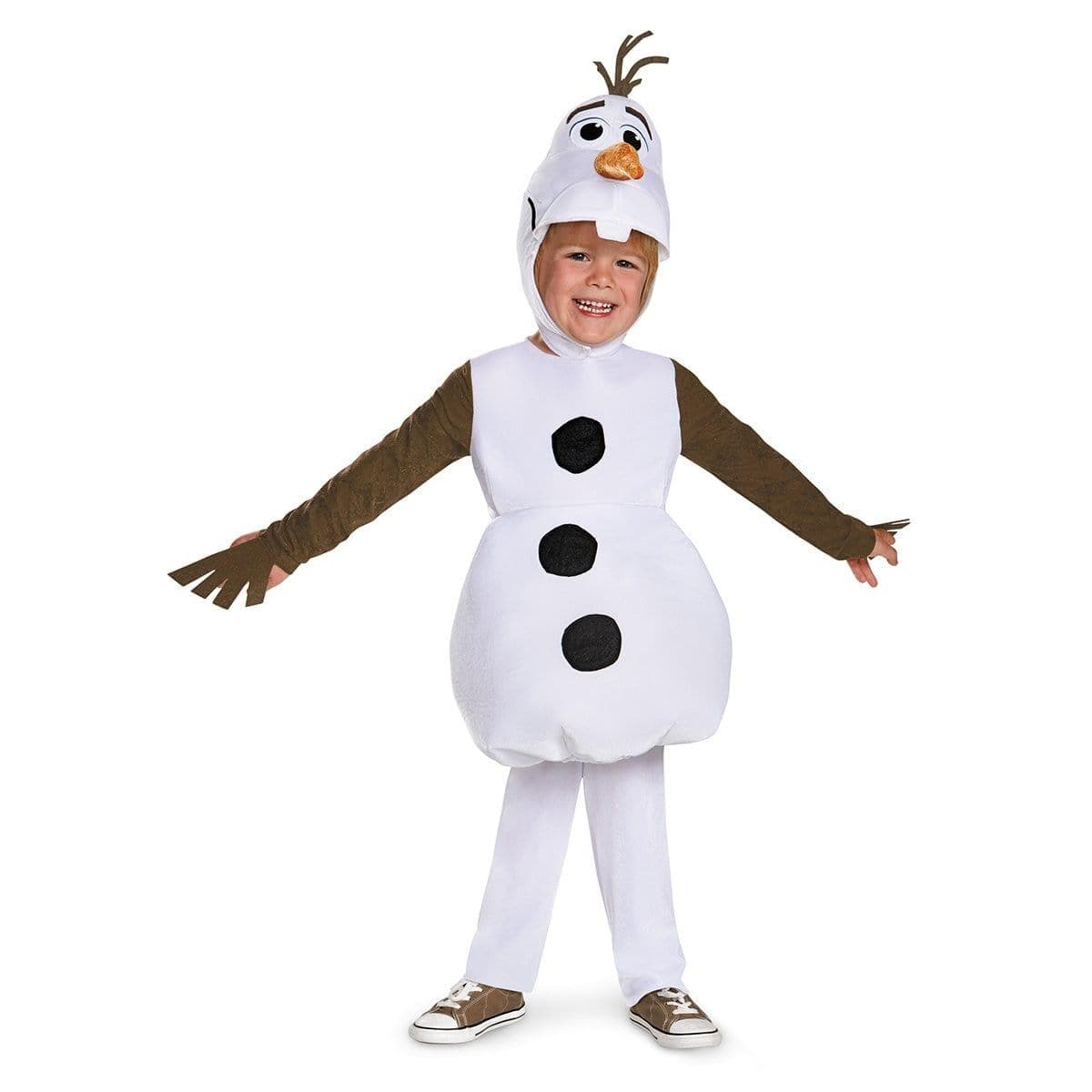 Costume Robe La Reine des Neiges Joyeuses Fêtes avec Olaf Enfant